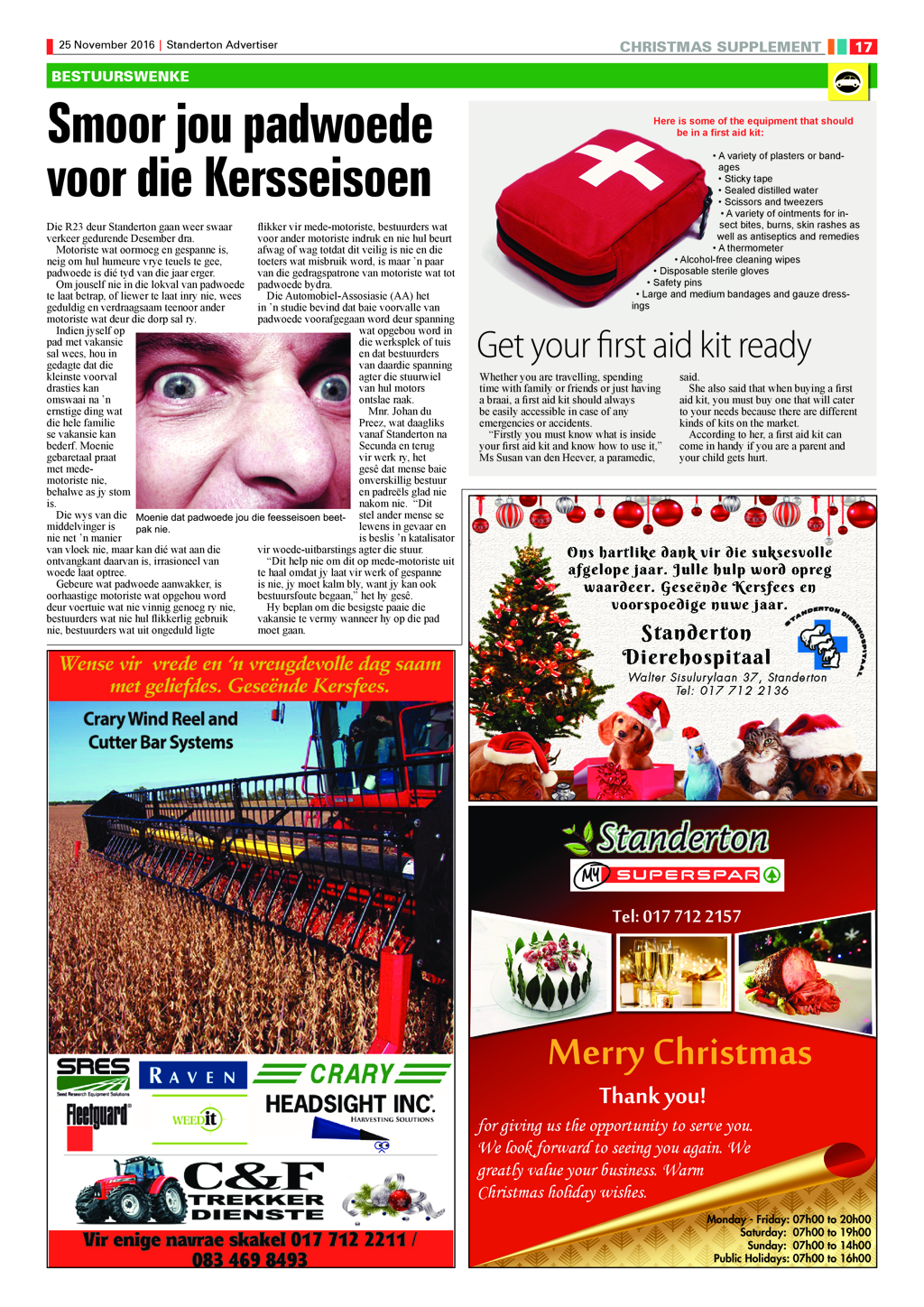 Standerton Advertiser 25 November 2016 page 17