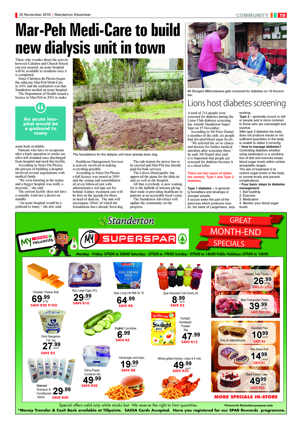 Standerton Advertiser 25 November 2016 page 19