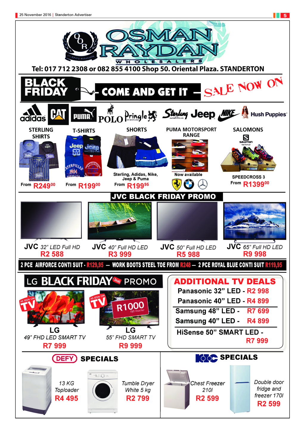 Standerton Advertiser 25 November 2016 page 5