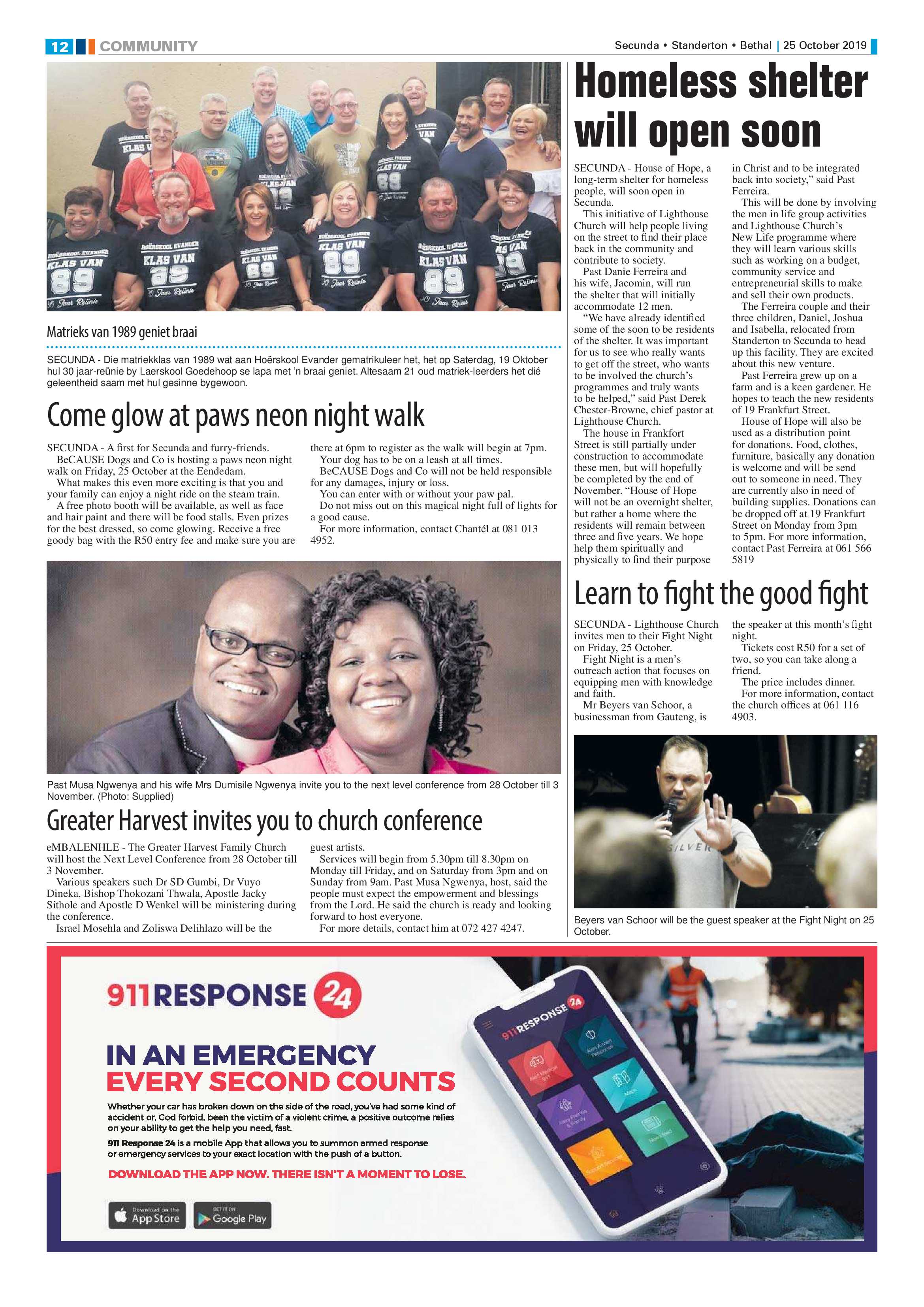 Standerton Advertiser 25 October 2019 page 12