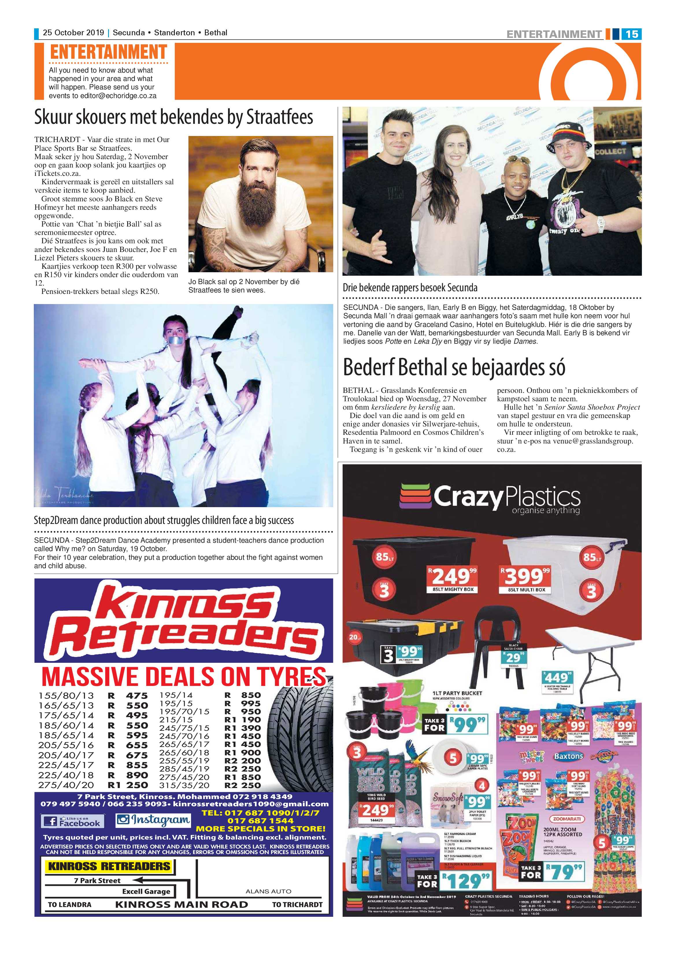 Standerton Advertiser 25 October 2019 page 15