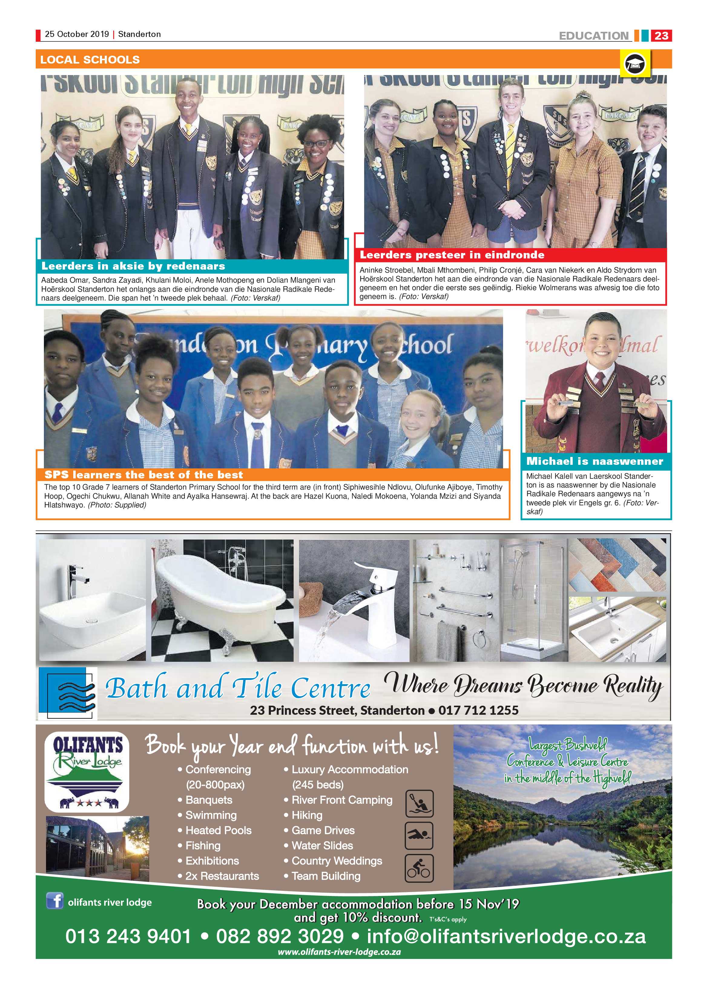 Standerton Advertiser 25 October 2019 page 23