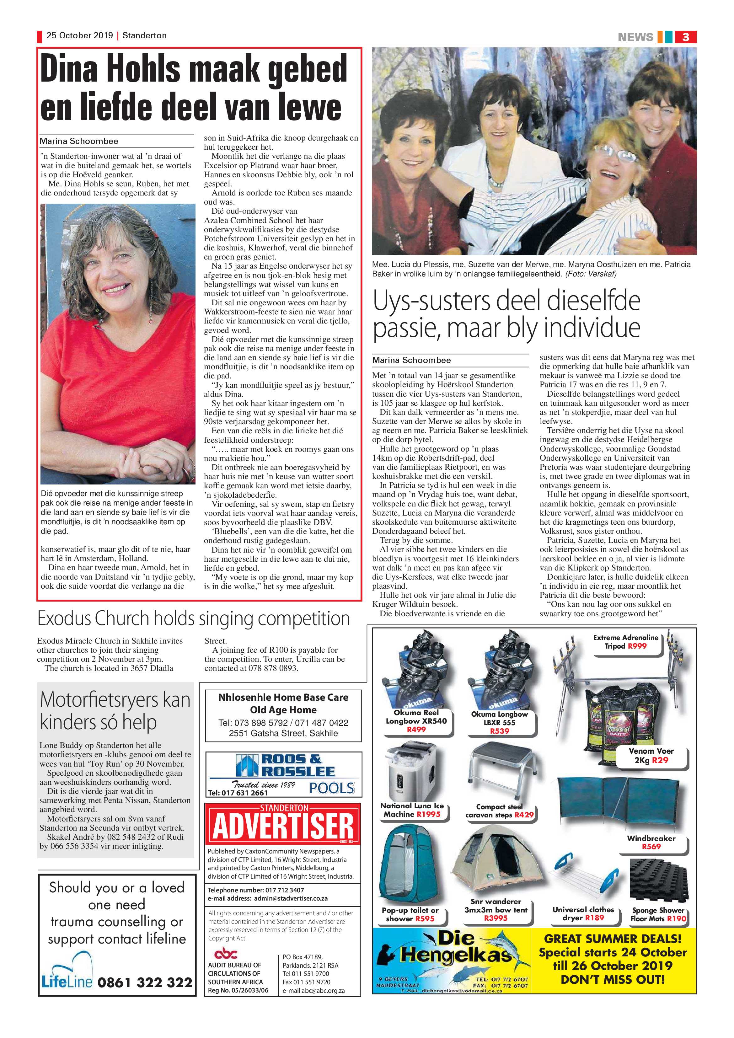 Standerton Advertiser 25 October 2019 page 3