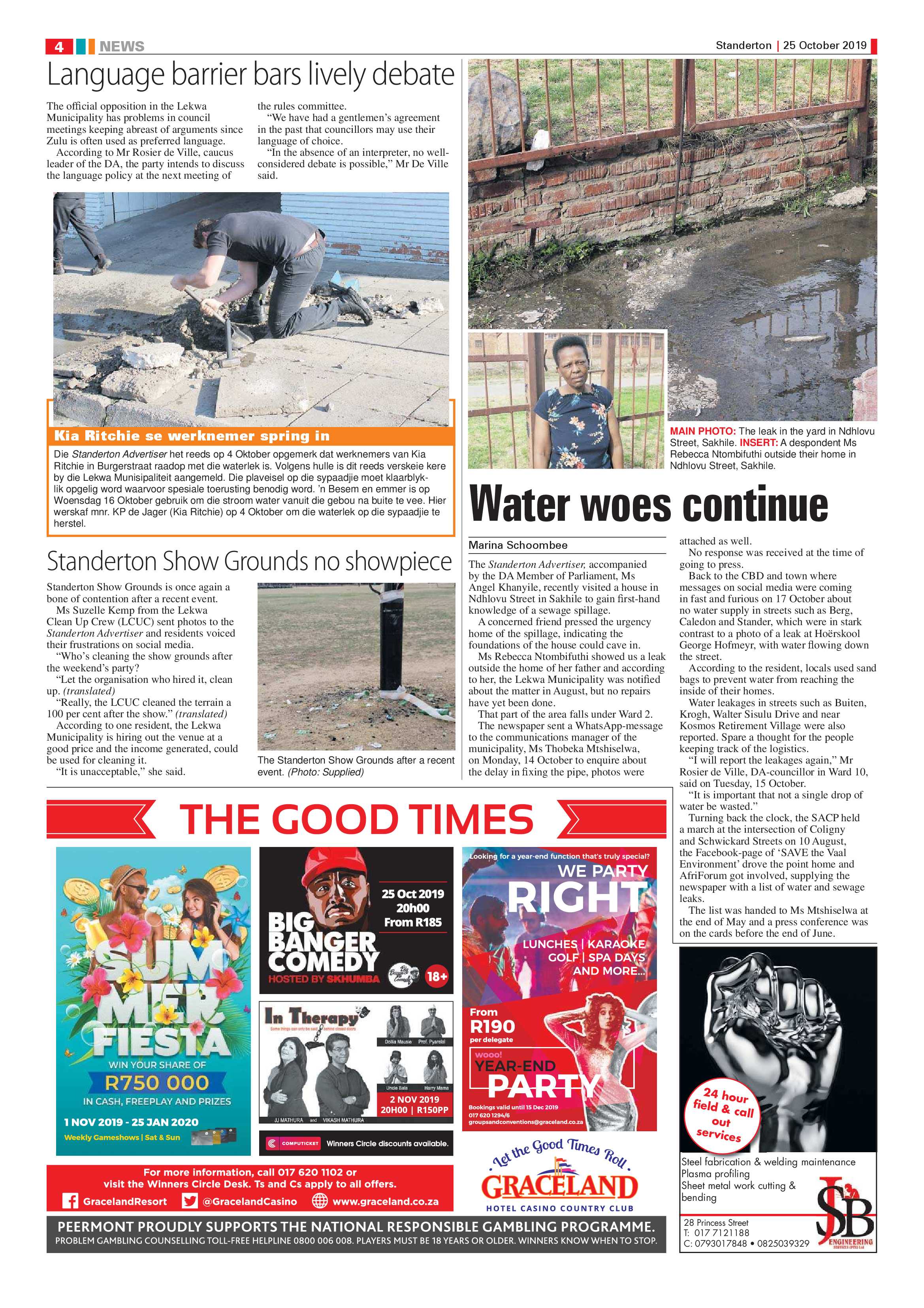 Standerton Advertiser 25 October 2019 page 4
