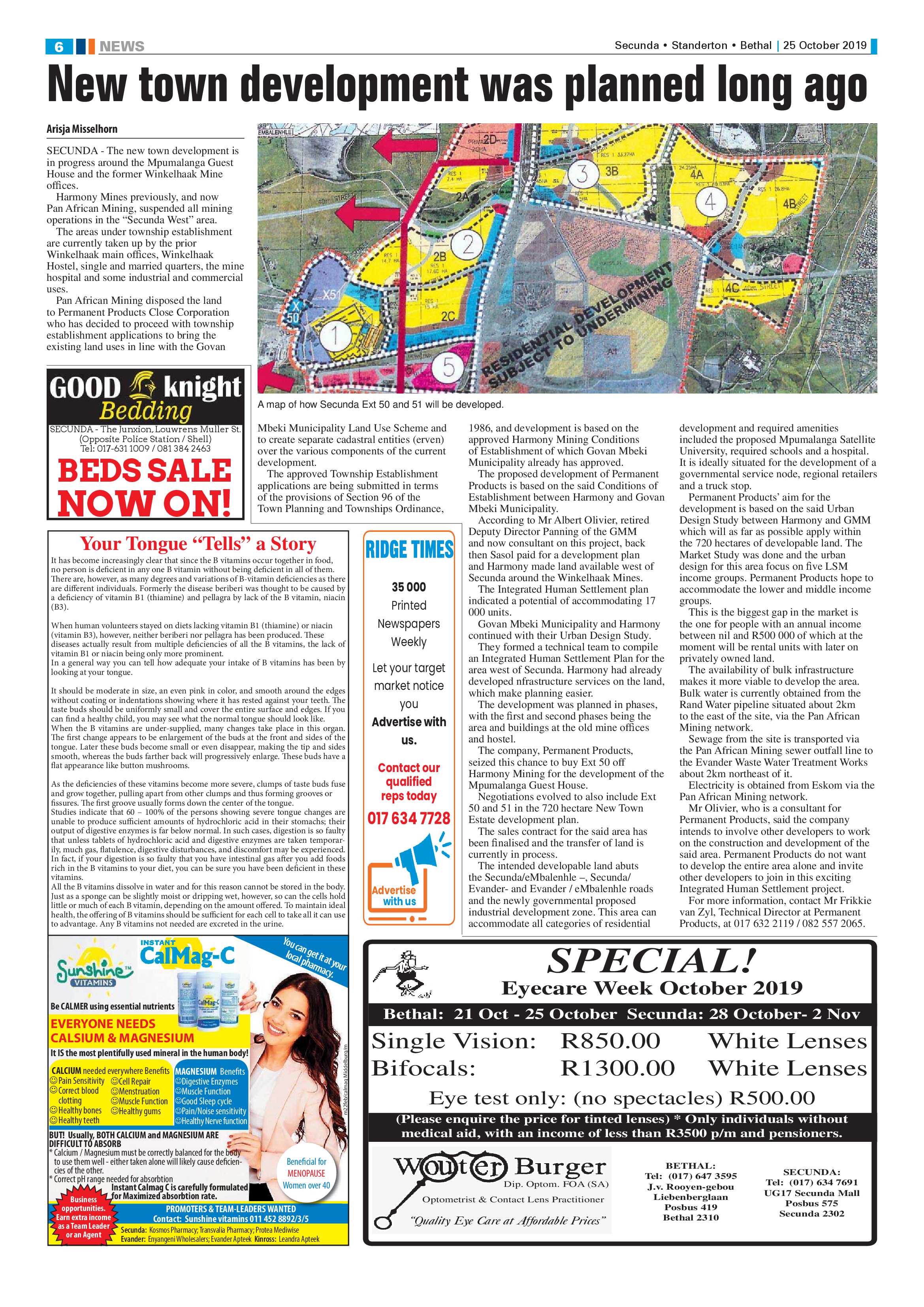 Standerton Advertiser 25 October 2019 page 6