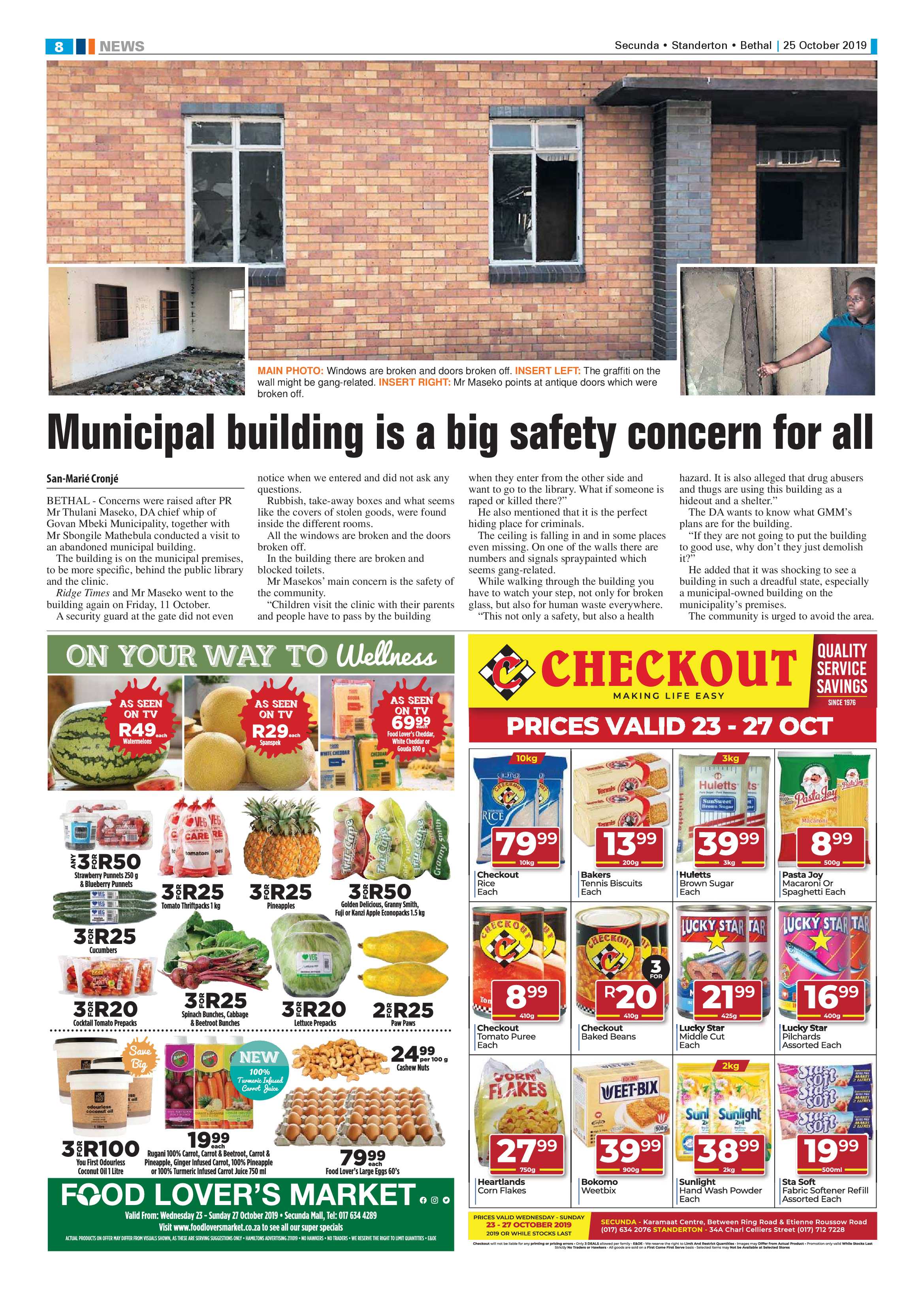 Standerton Advertiser 25 October 2019 page 8