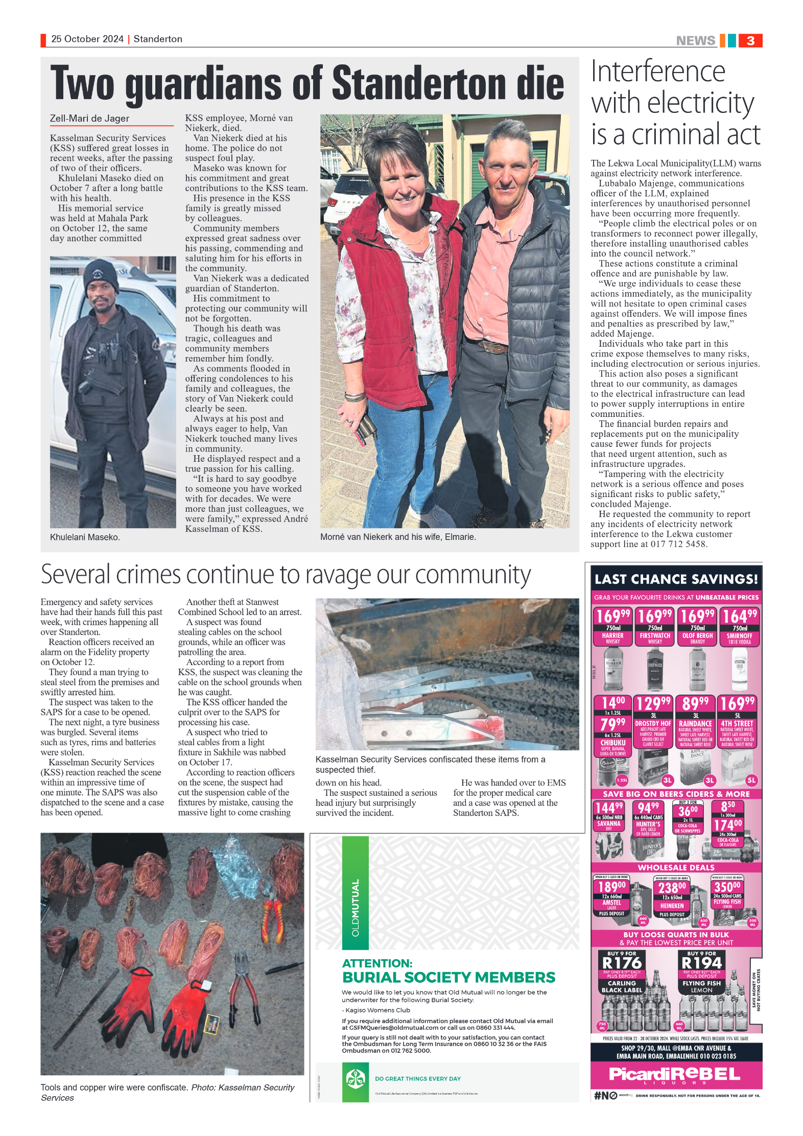 Standerton Advertiser 25 October 2024 page 3
