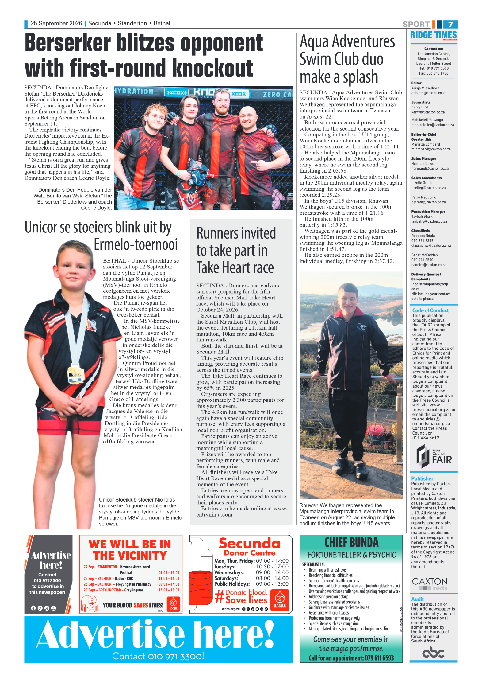 Standerton Advertiser 25 September 2026 page 7