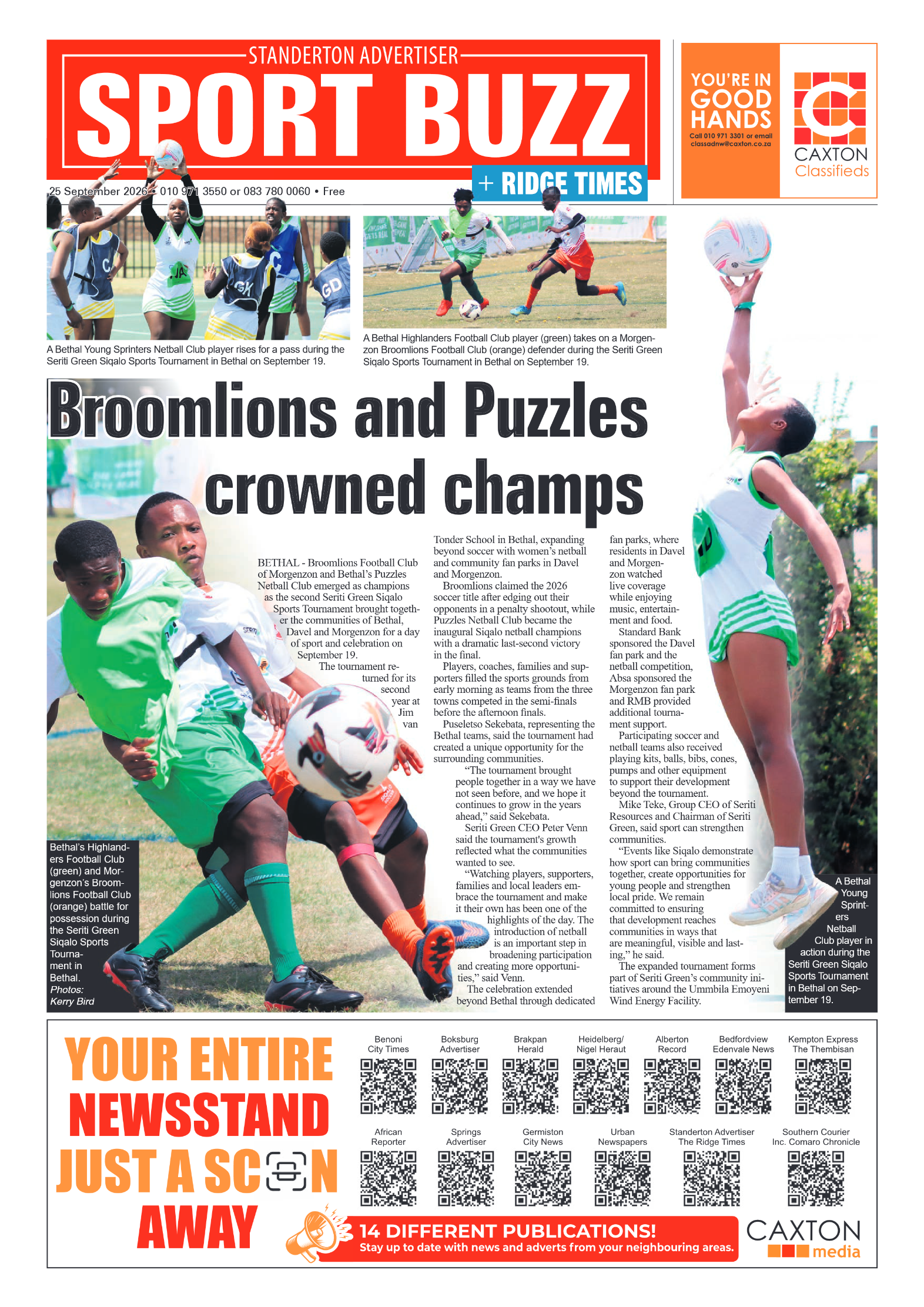 Standerton Advertiser 25 September 2026 page 8