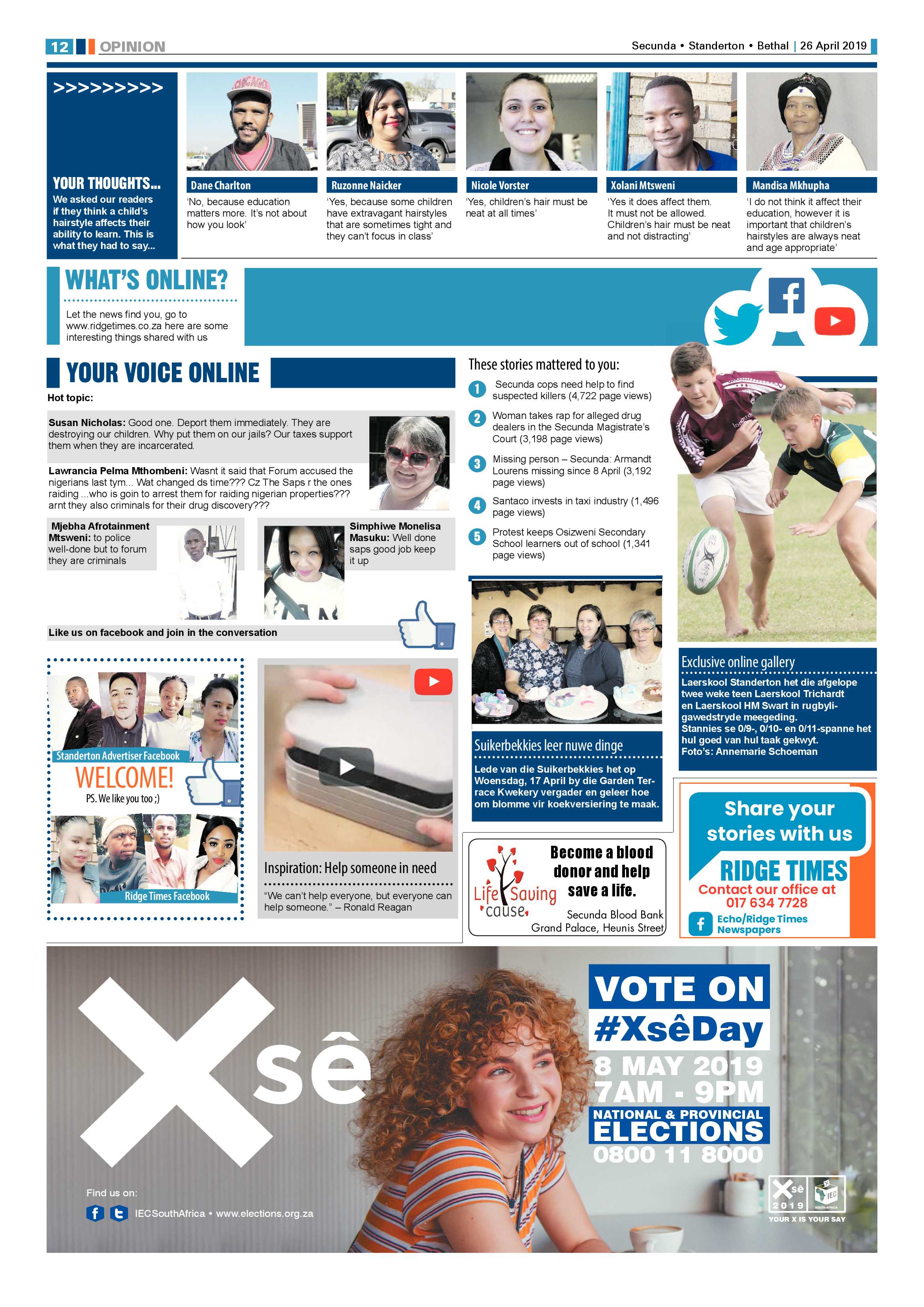 Standerton Advertiser 26 April 2019 page 16