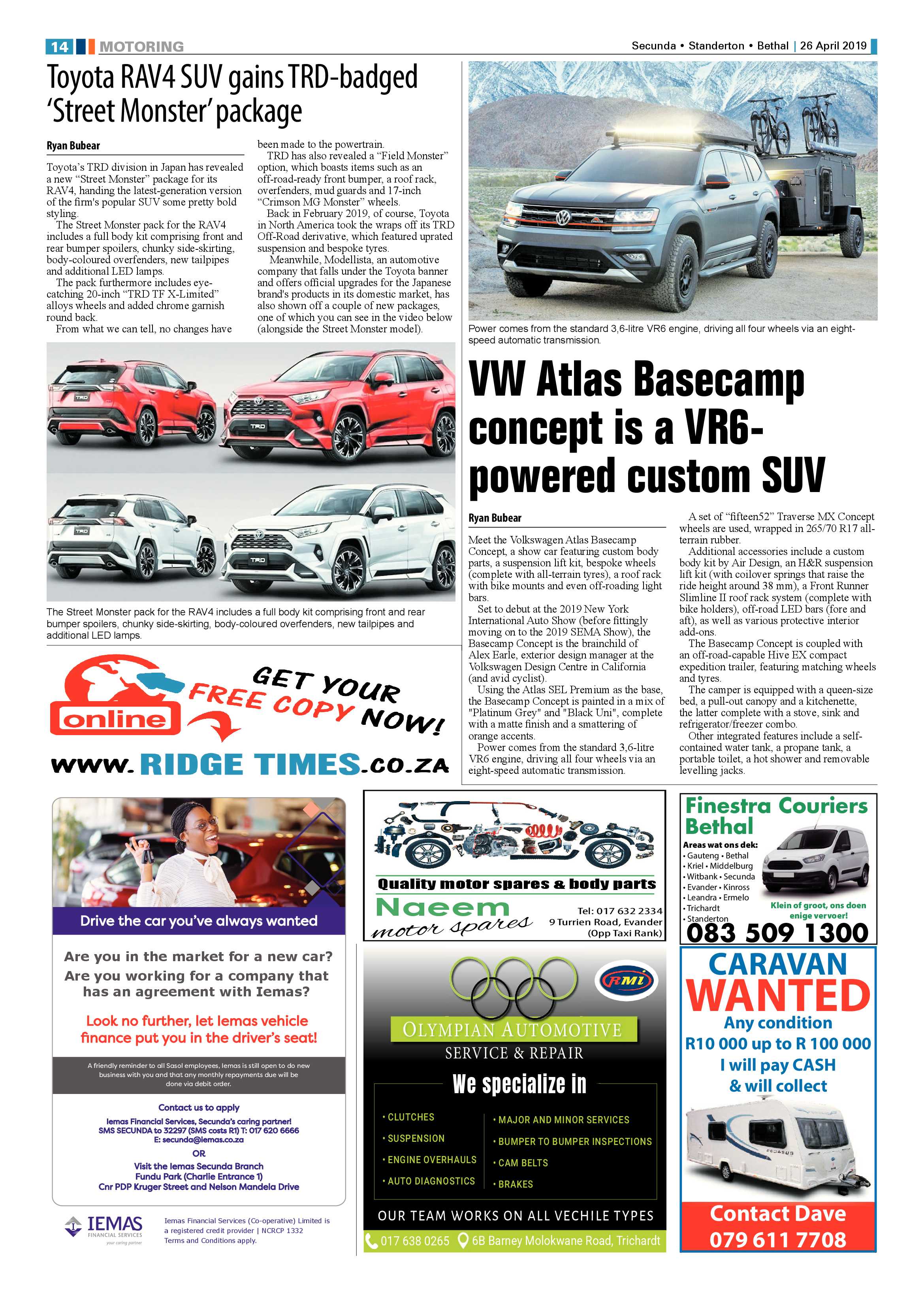 Standerton Advertiser 26 April 2019 page 18