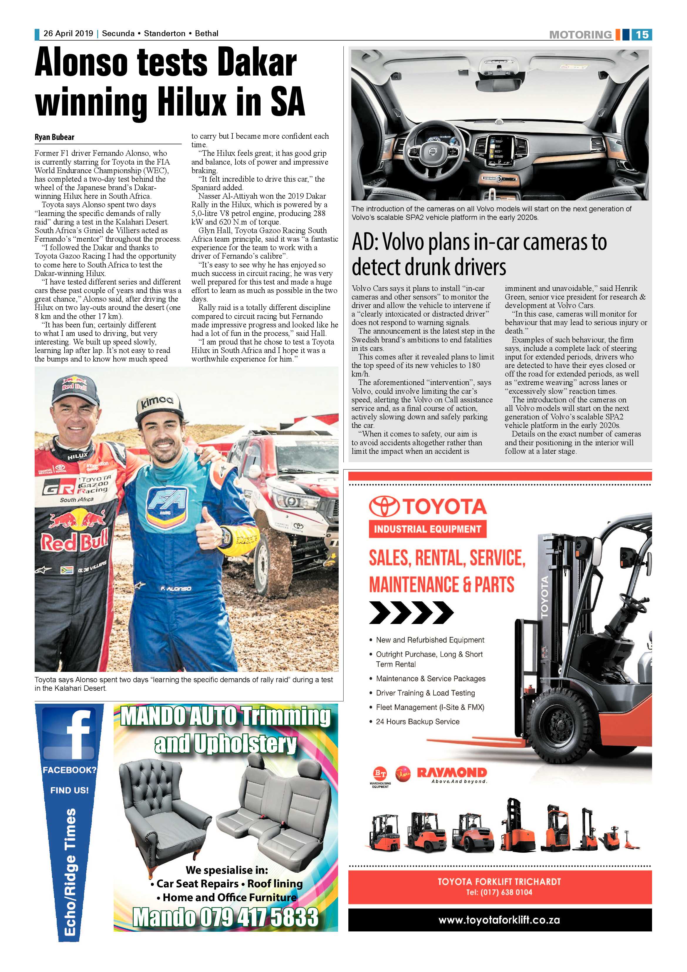 Standerton Advertiser 26 April 2019 page 19
