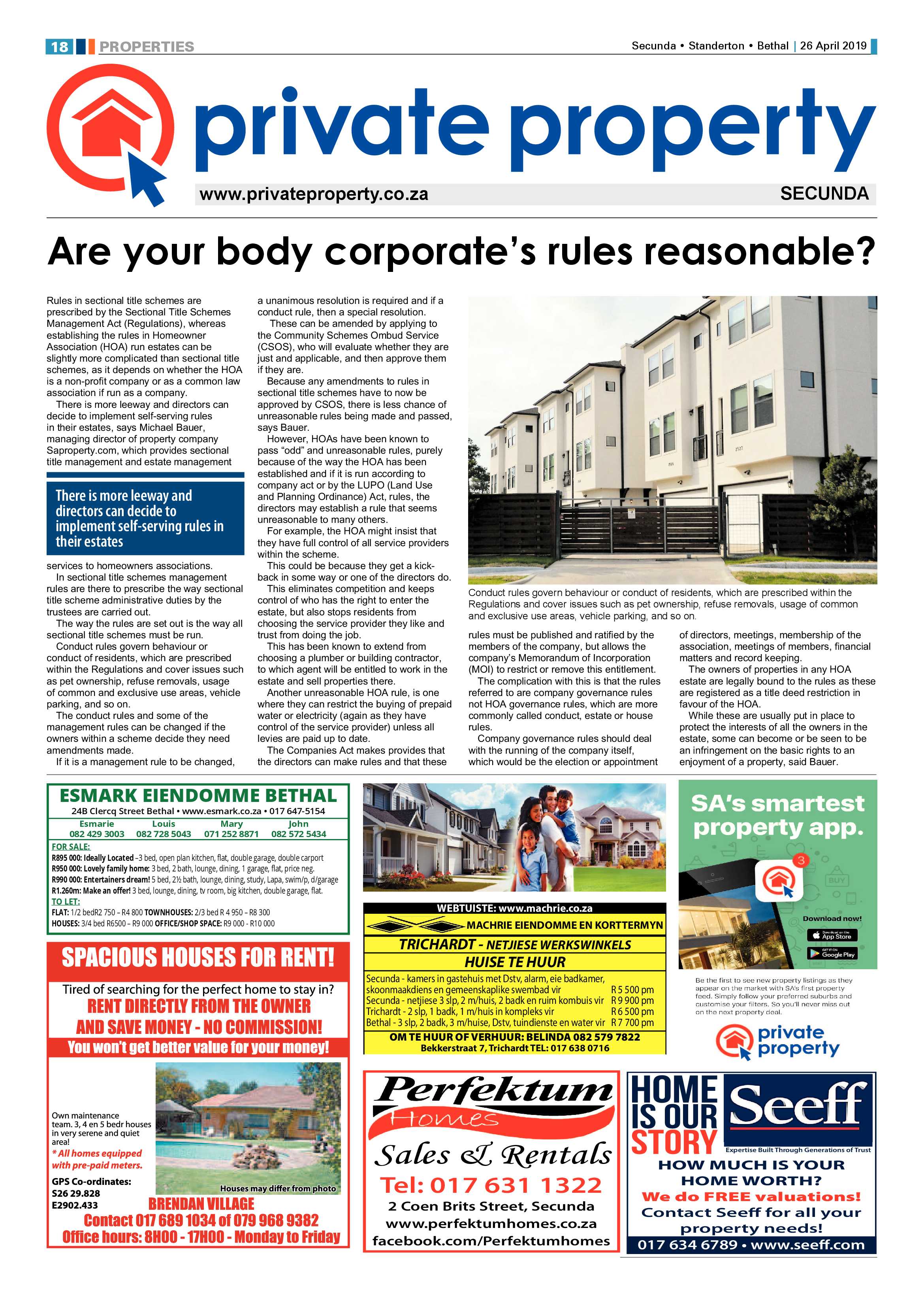Standerton Advertiser 26 April 2019 page 22