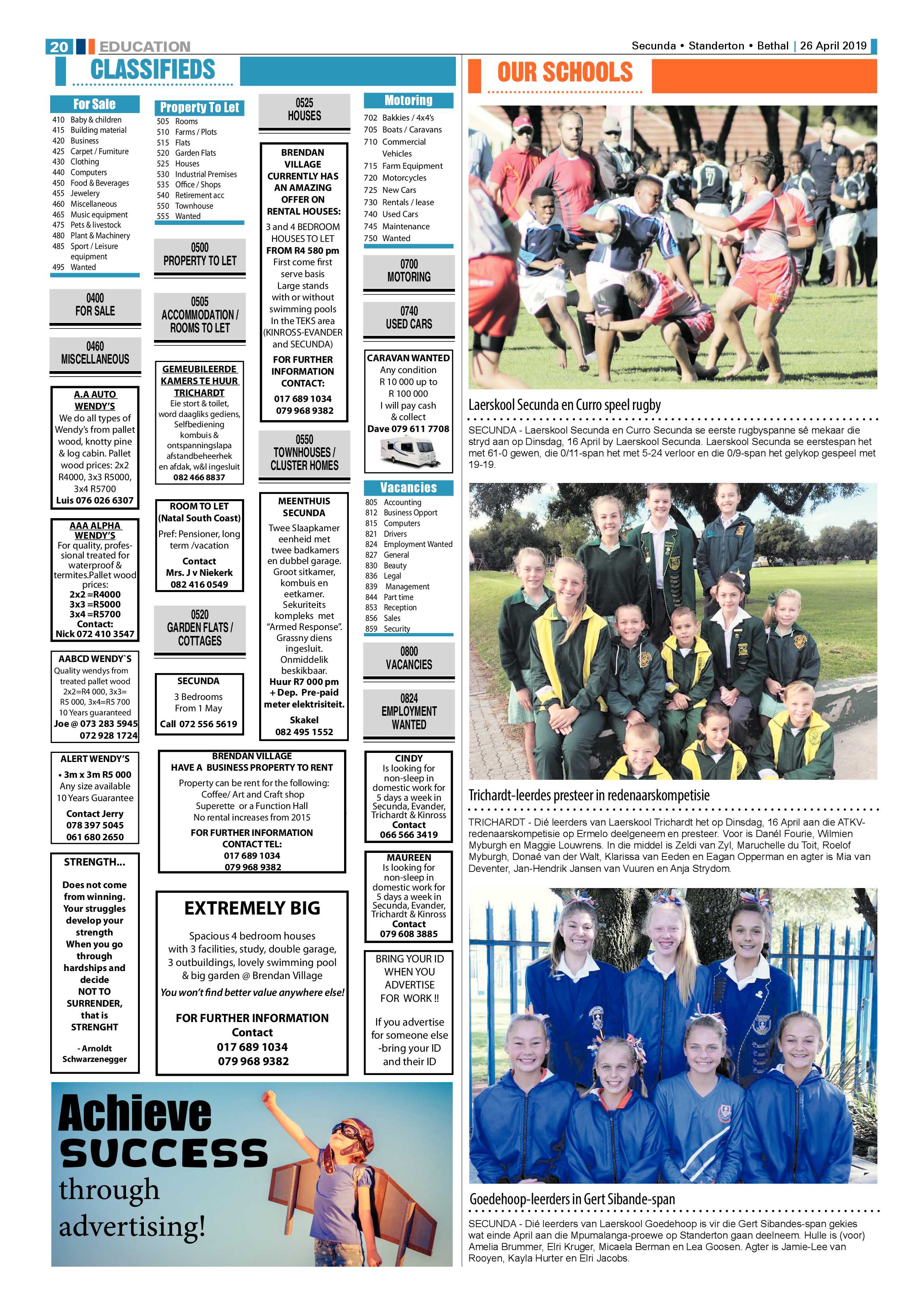 Standerton Advertiser 26 April 2019 page 24