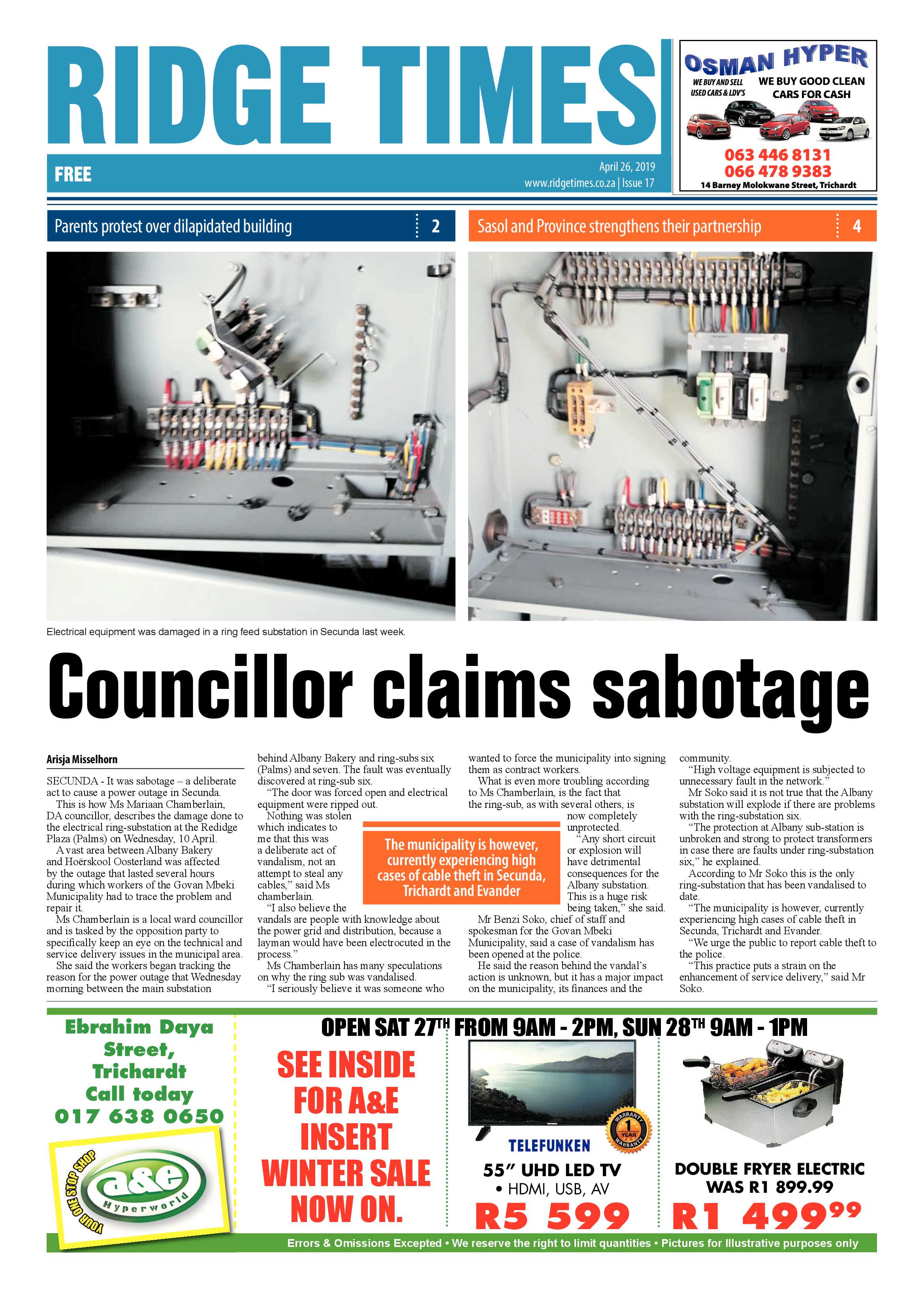 Standerton Advertiser 26 April 2019 page 5