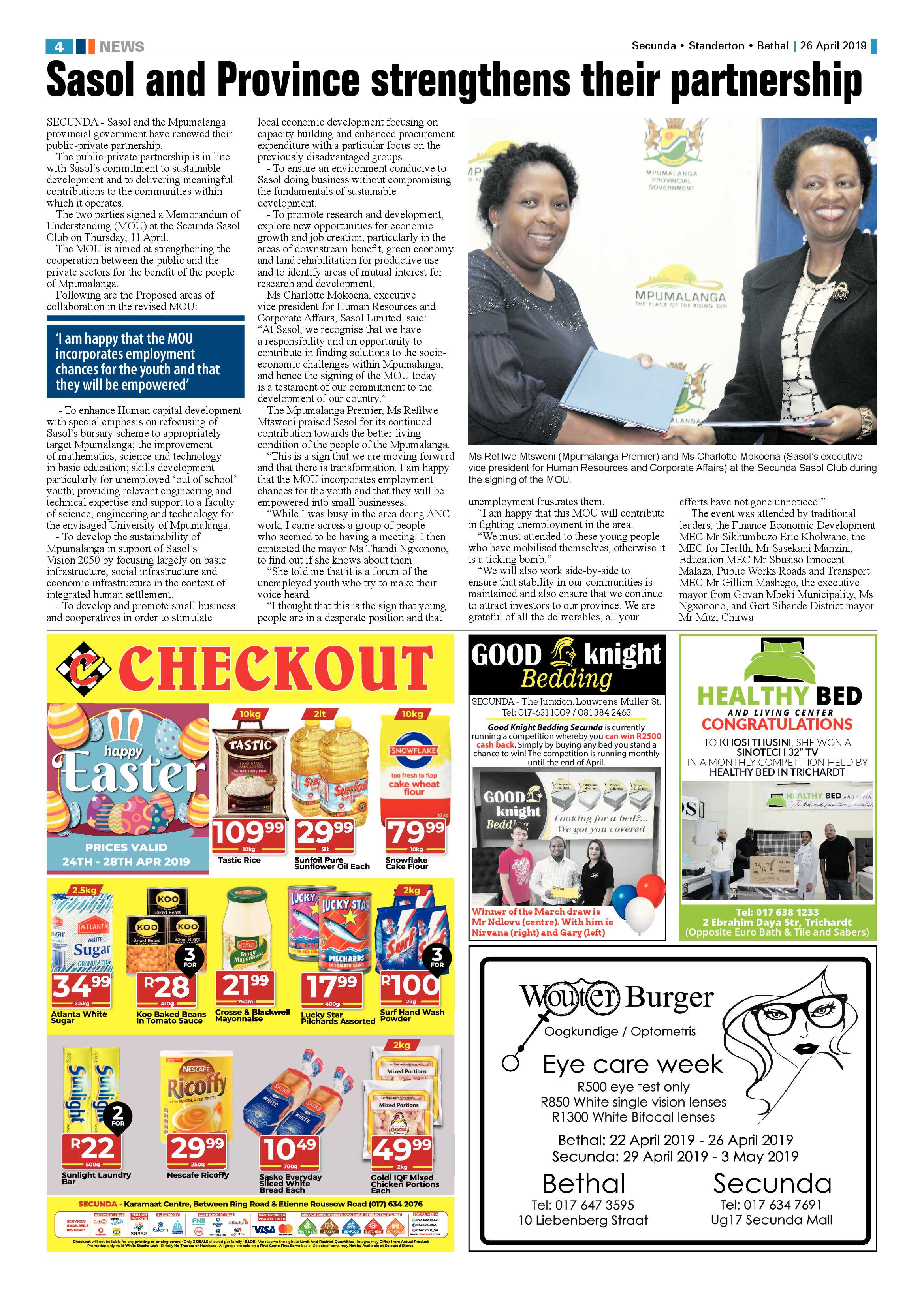 Standerton Advertiser 26 April 2019 page 8
