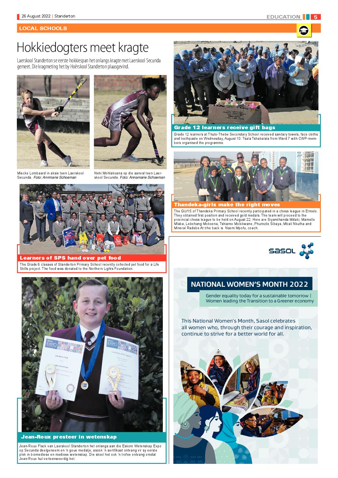 Standerton Advertiser 26 August 2022 page 5