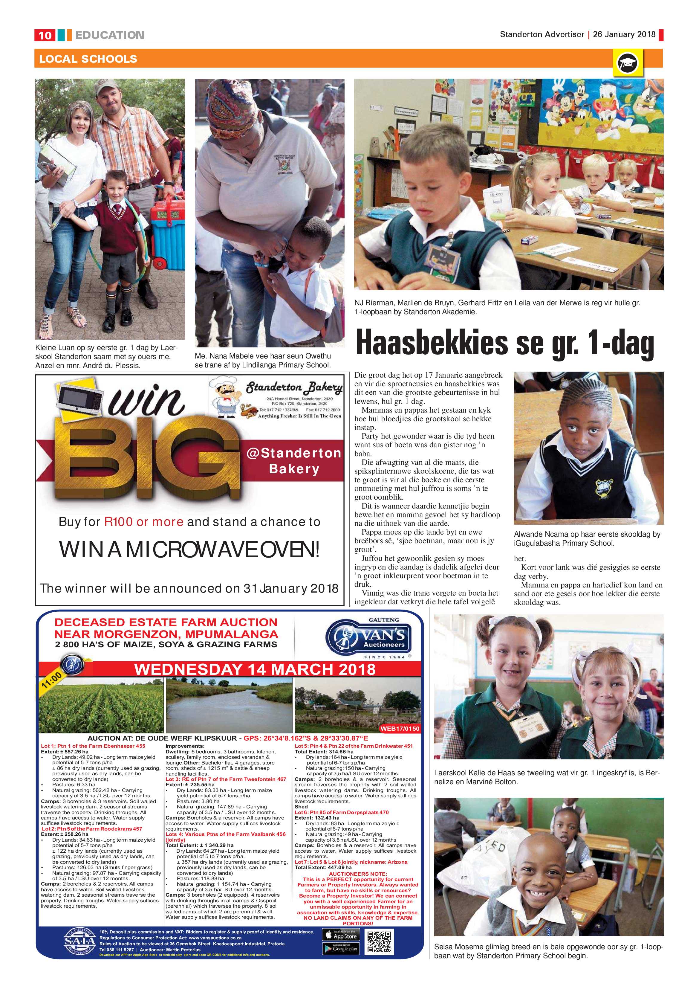 Standerton Advertiser 26 January page 10