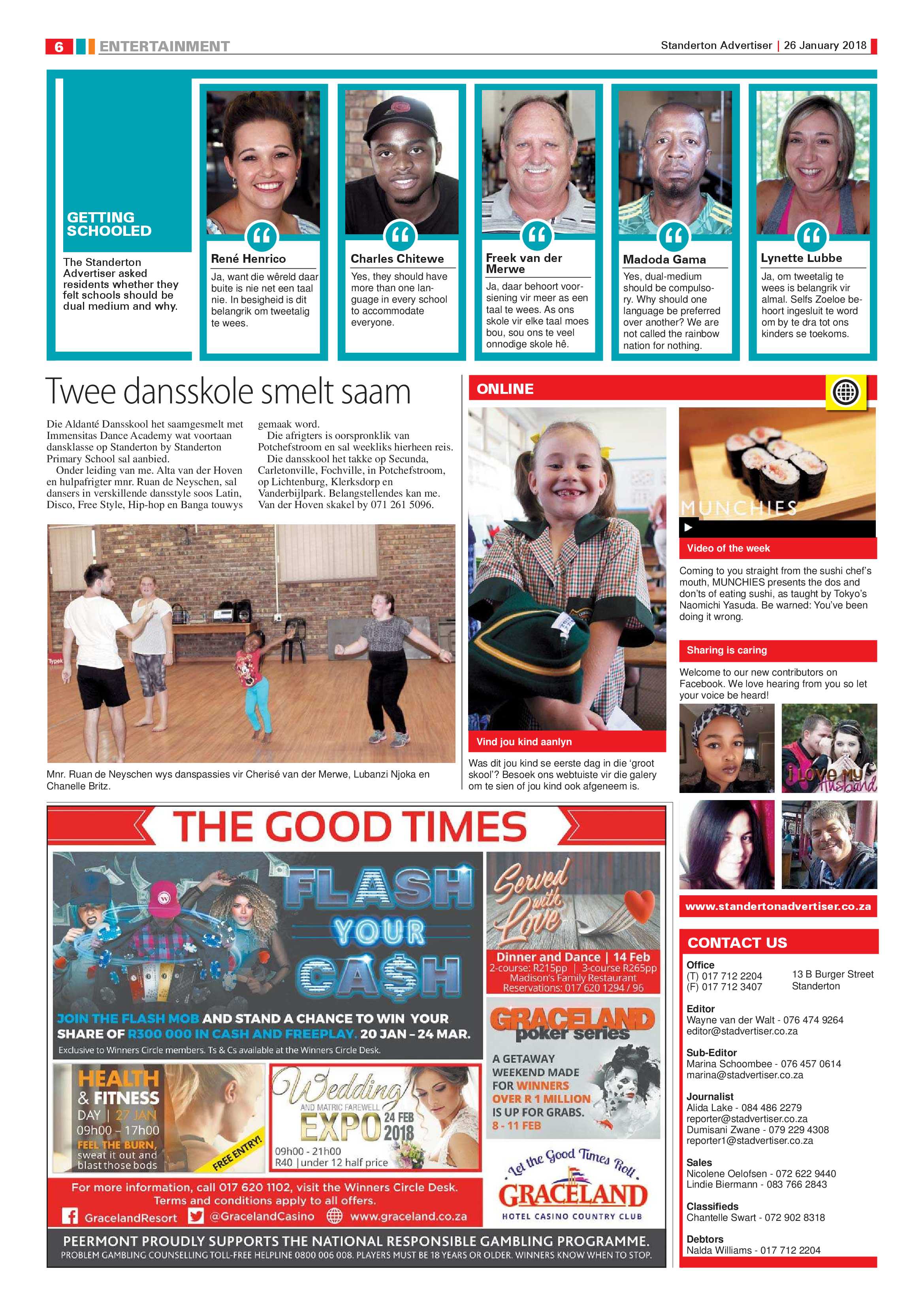 Standerton Advertiser 26 January page 6