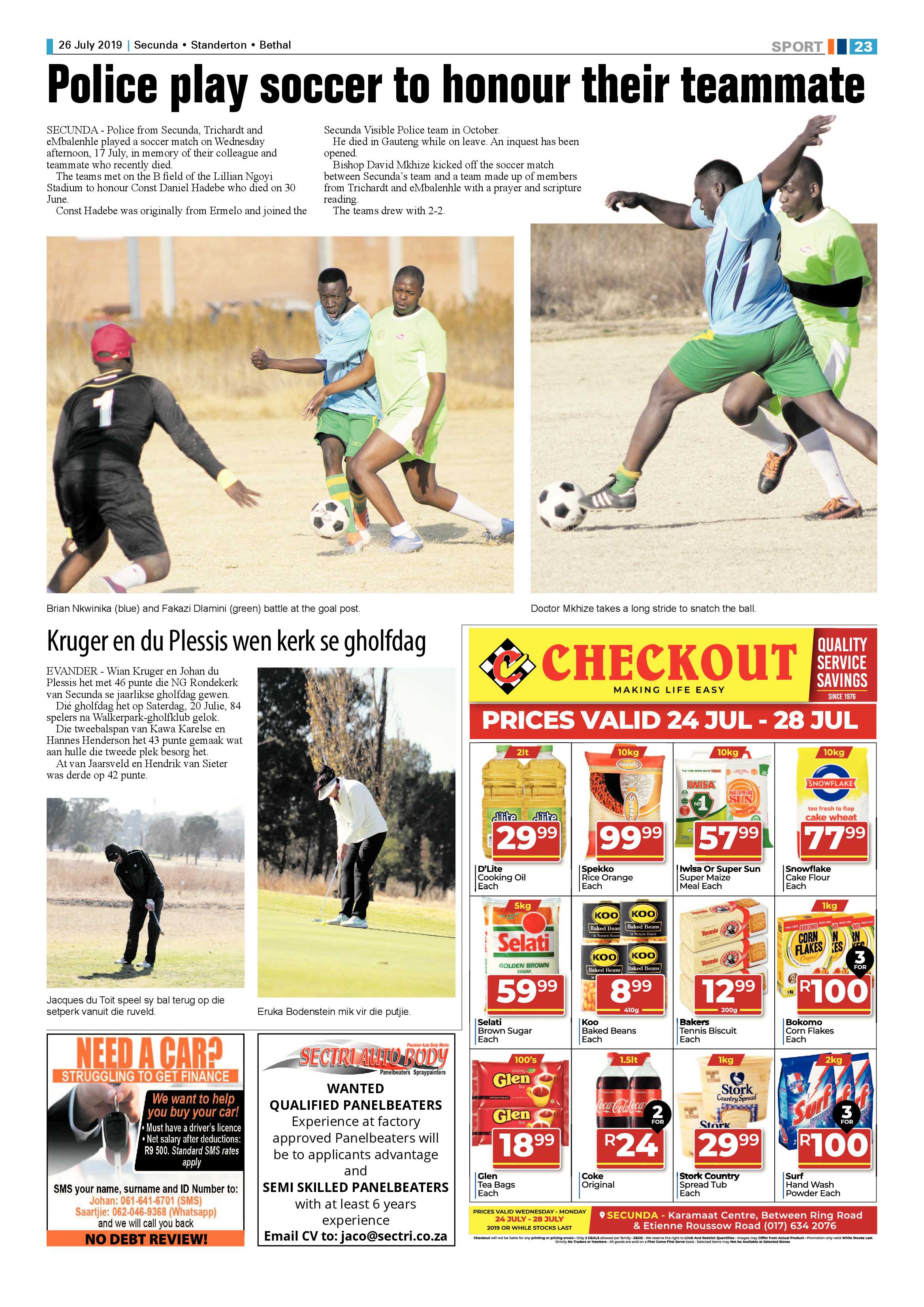 Standerton Advertiser 26 July 2019 page 27