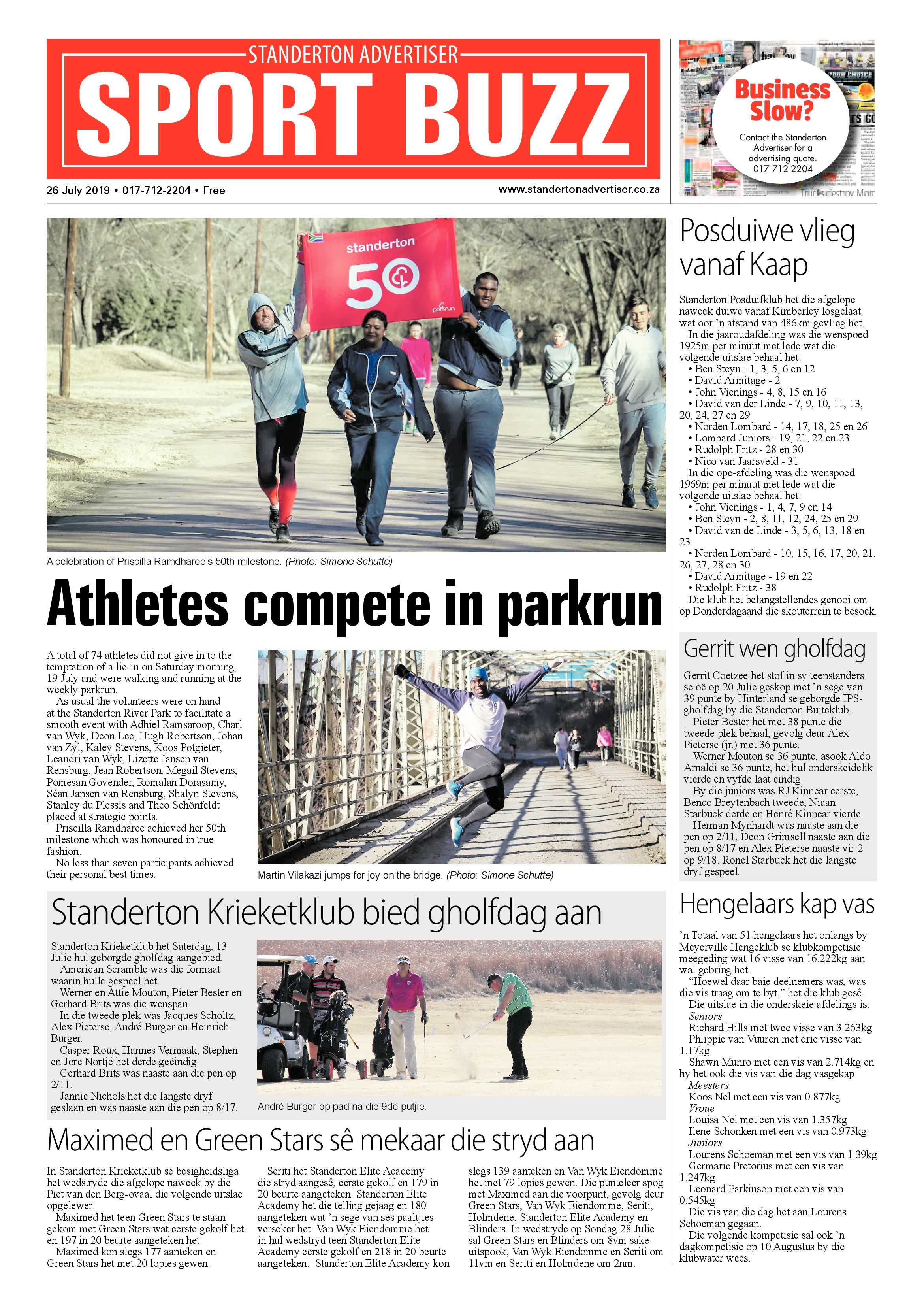 Standerton Advertiser 26 July 2019 page 32