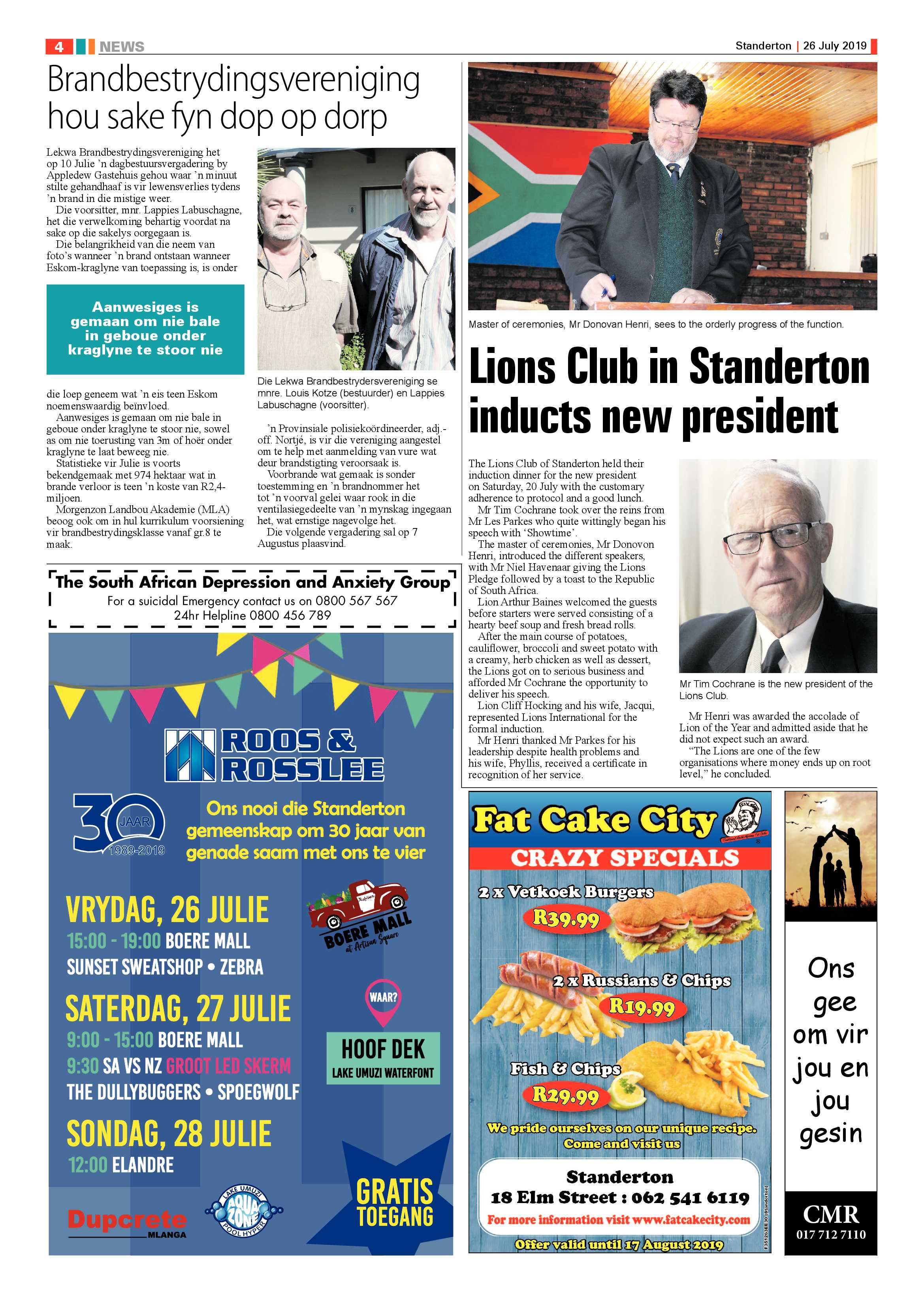 Standerton Advertiser 26 July 2019 page 4