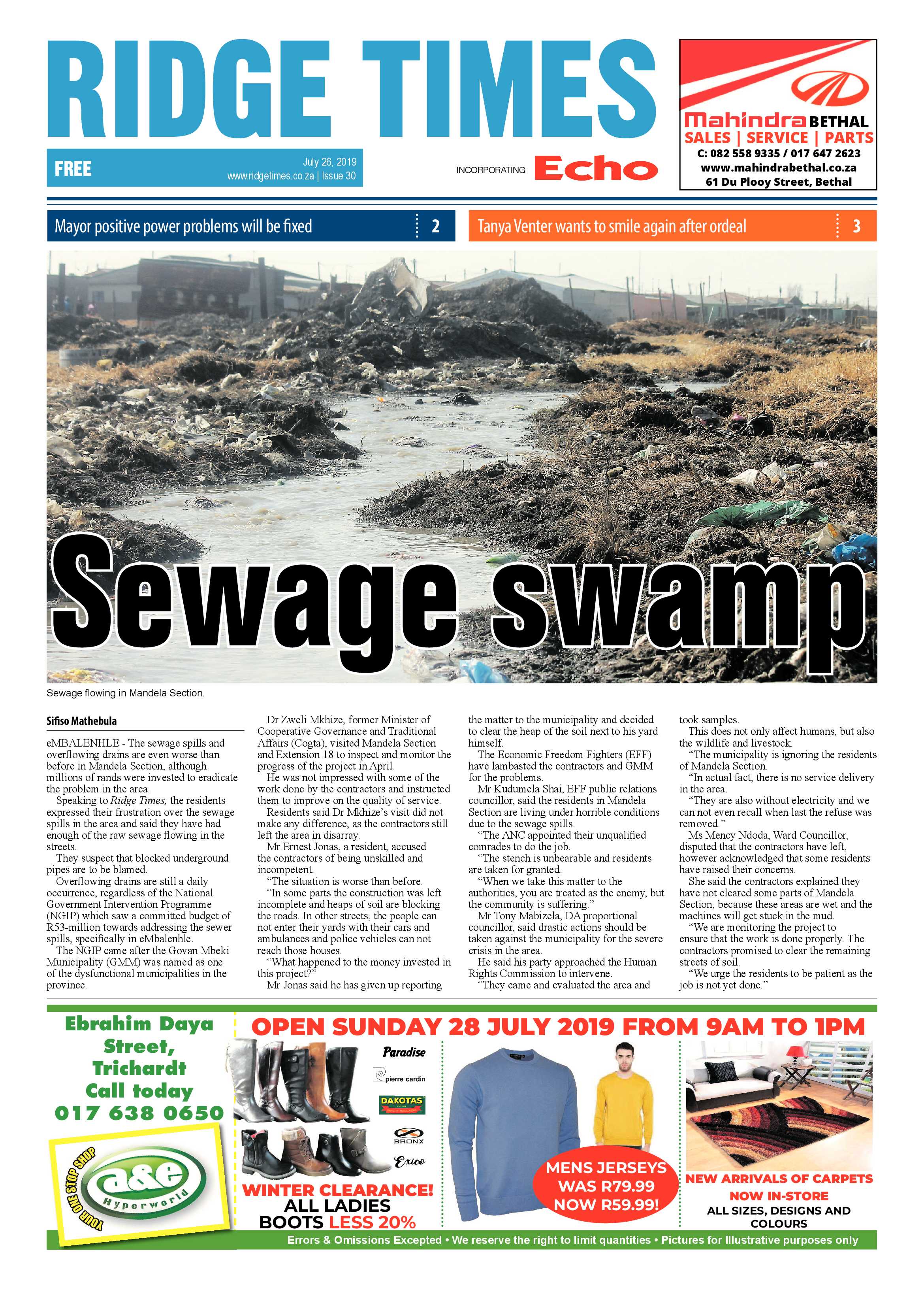 Standerton Advertiser 26 July 2019 page 5