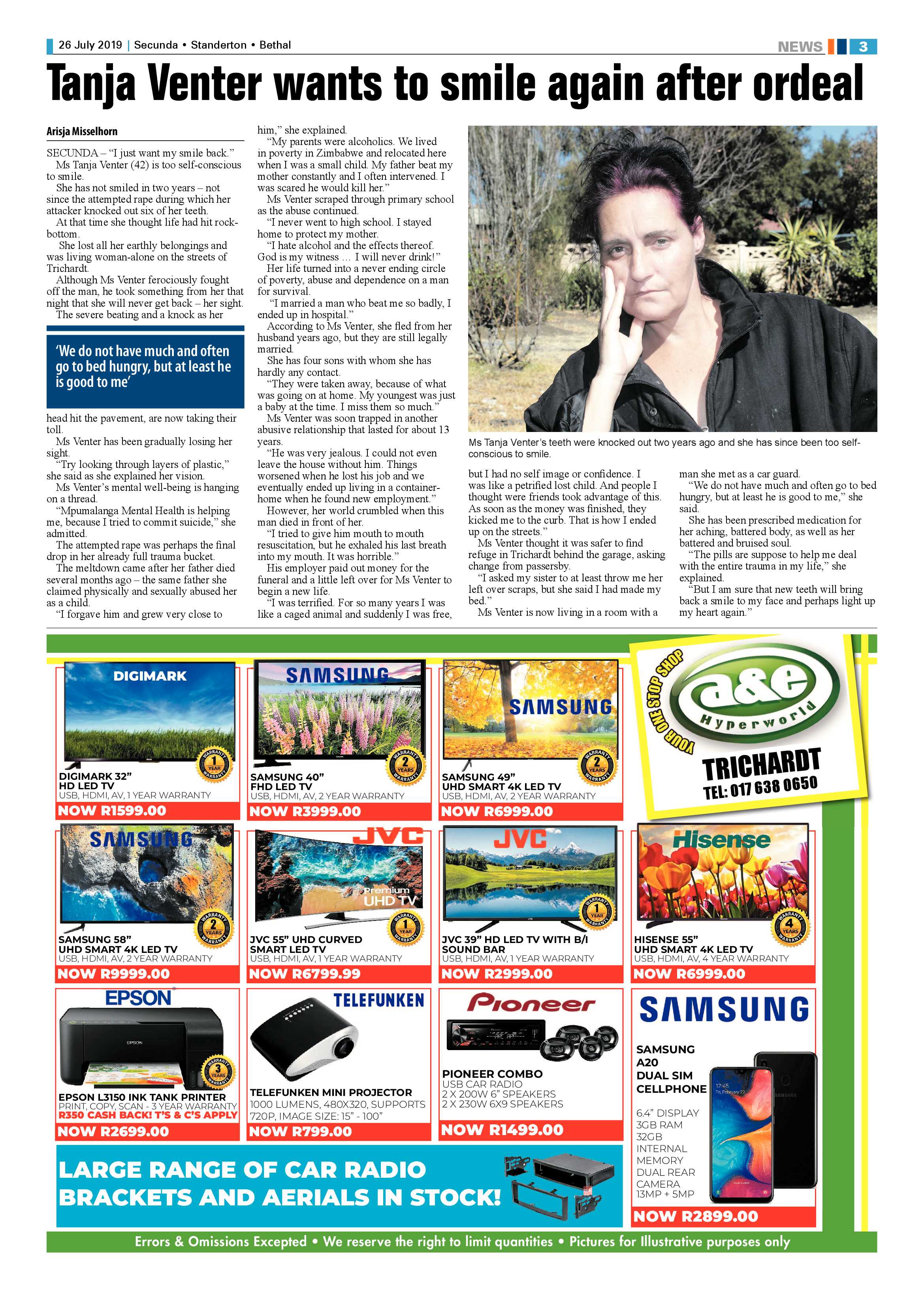 Standerton Advertiser 26 July 2019 page 7