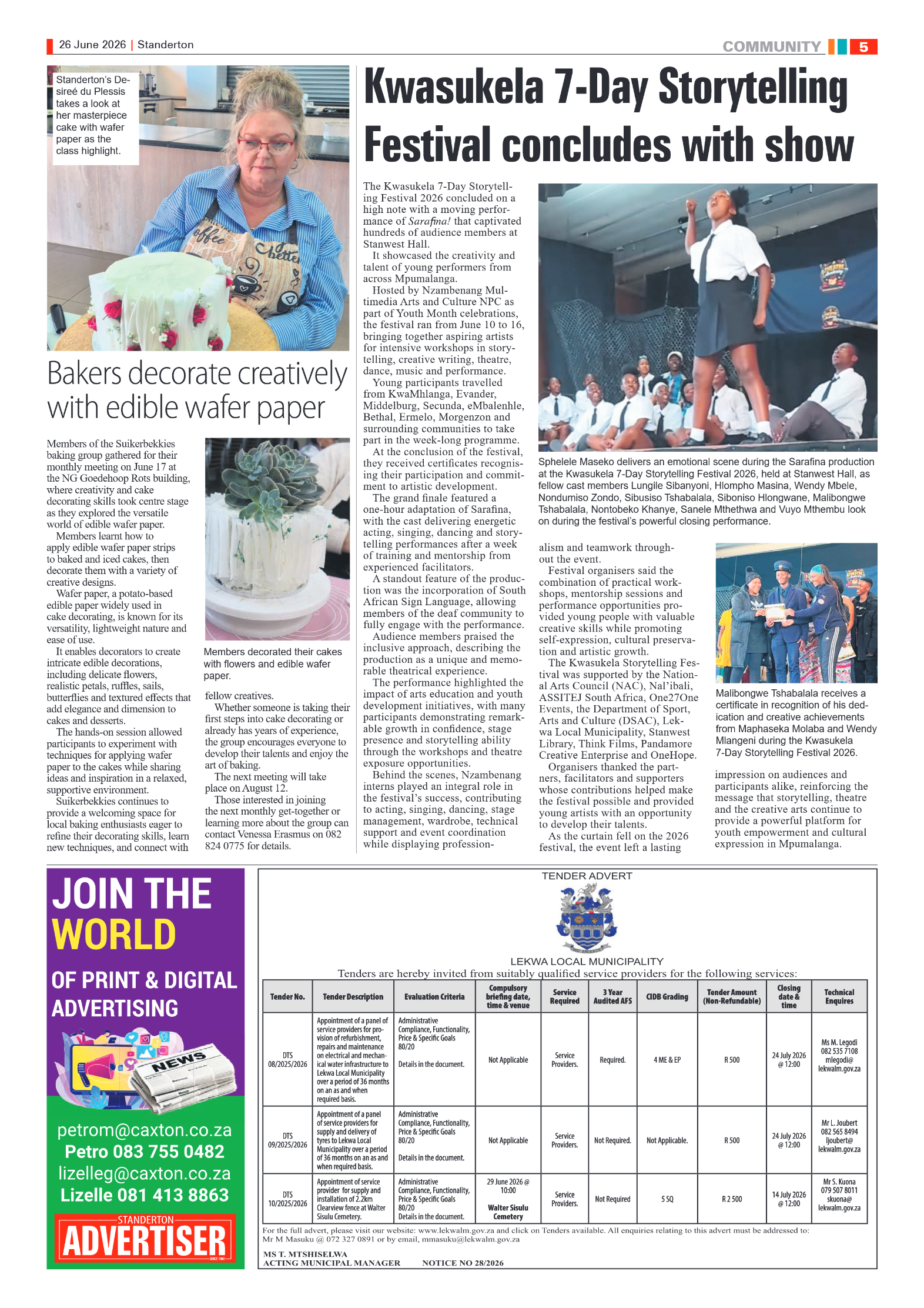 Standerton Advertiser 26 June 2026 page 5