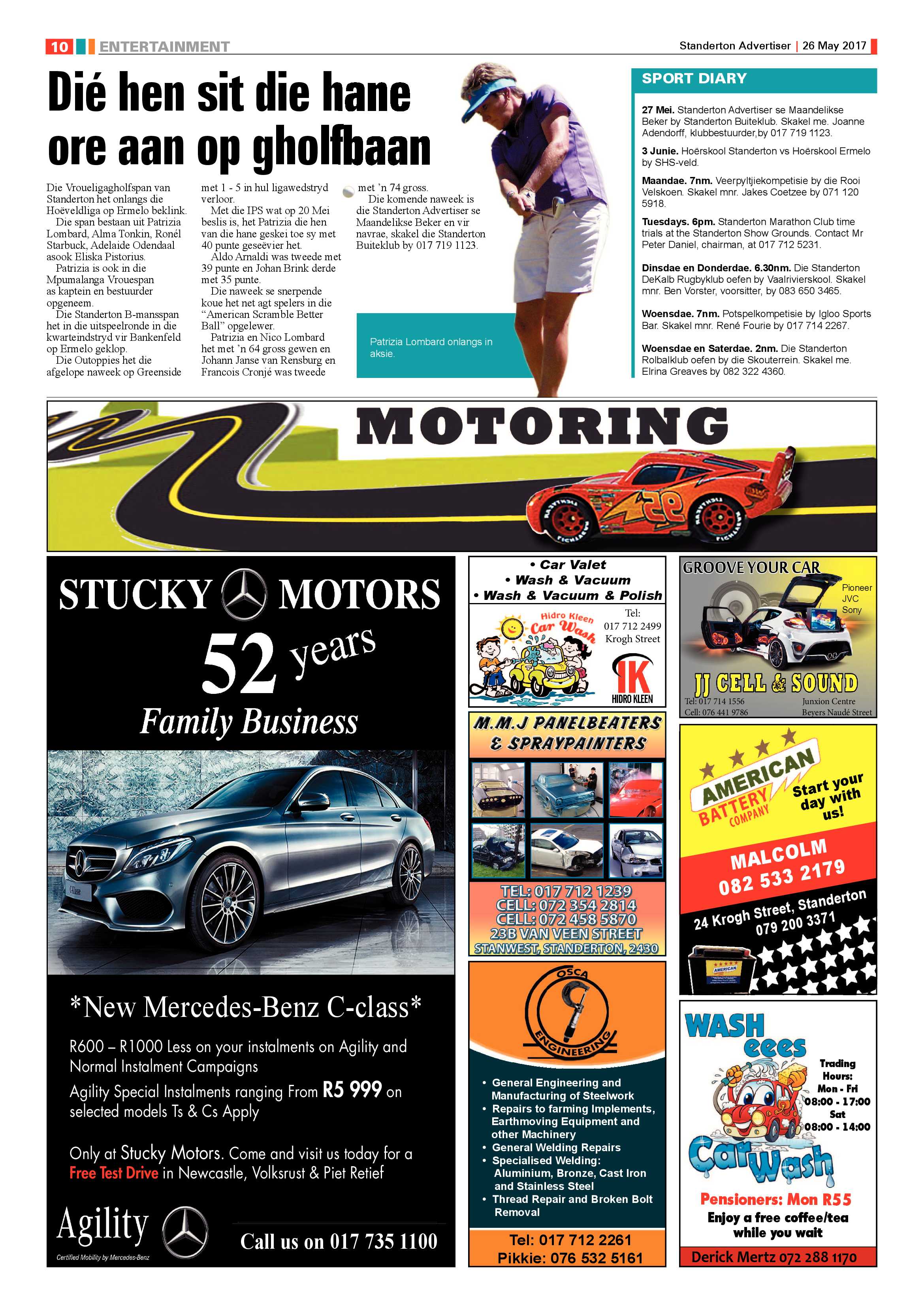 Standerton Advertiser 26 May 2017 page 10