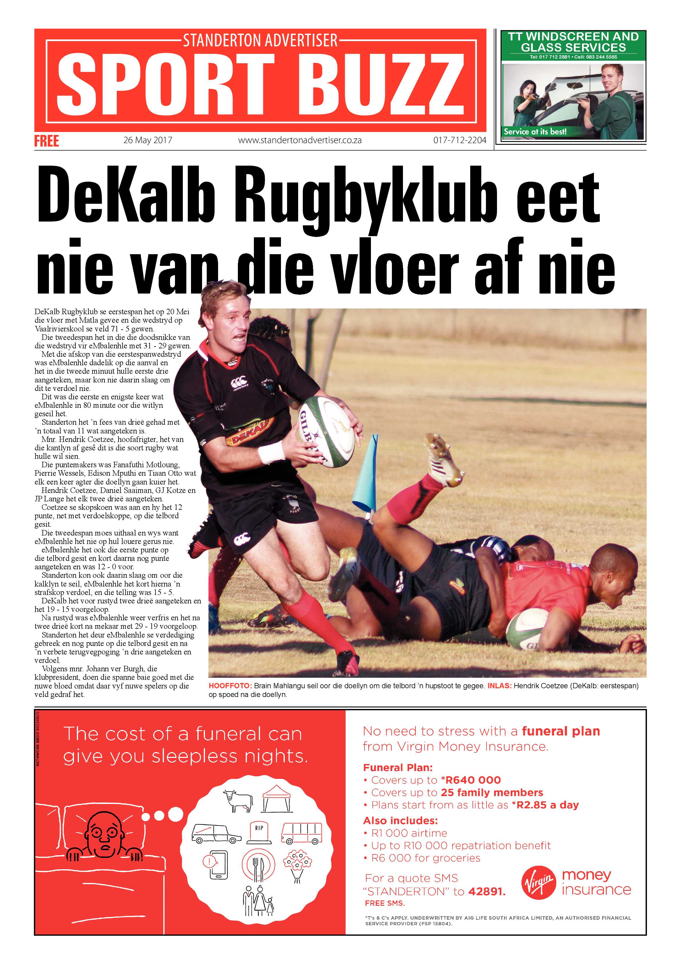 Standerton Advertiser 26 May 2017 page 12