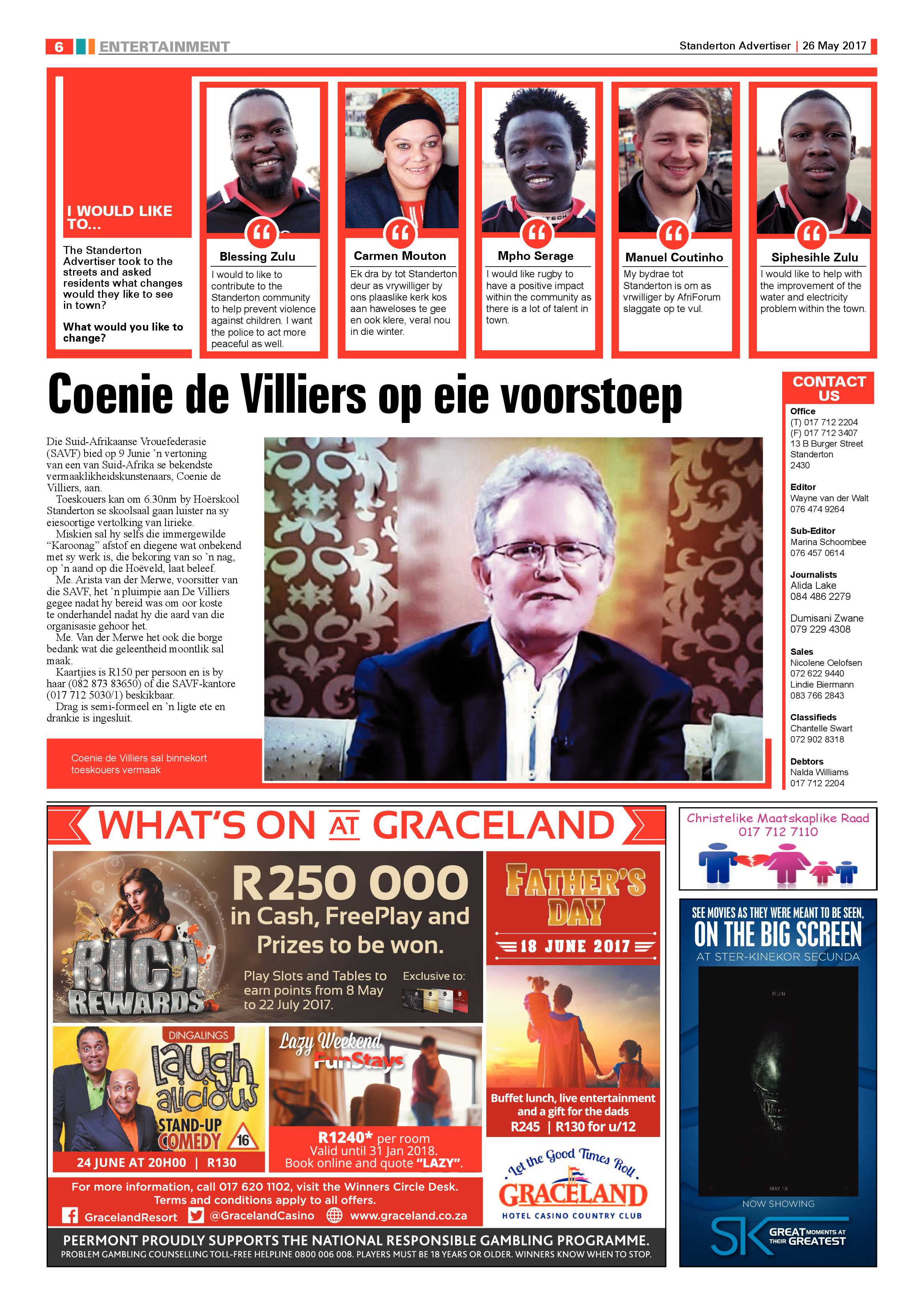 Standerton Advertiser 26 May 2017 page 6