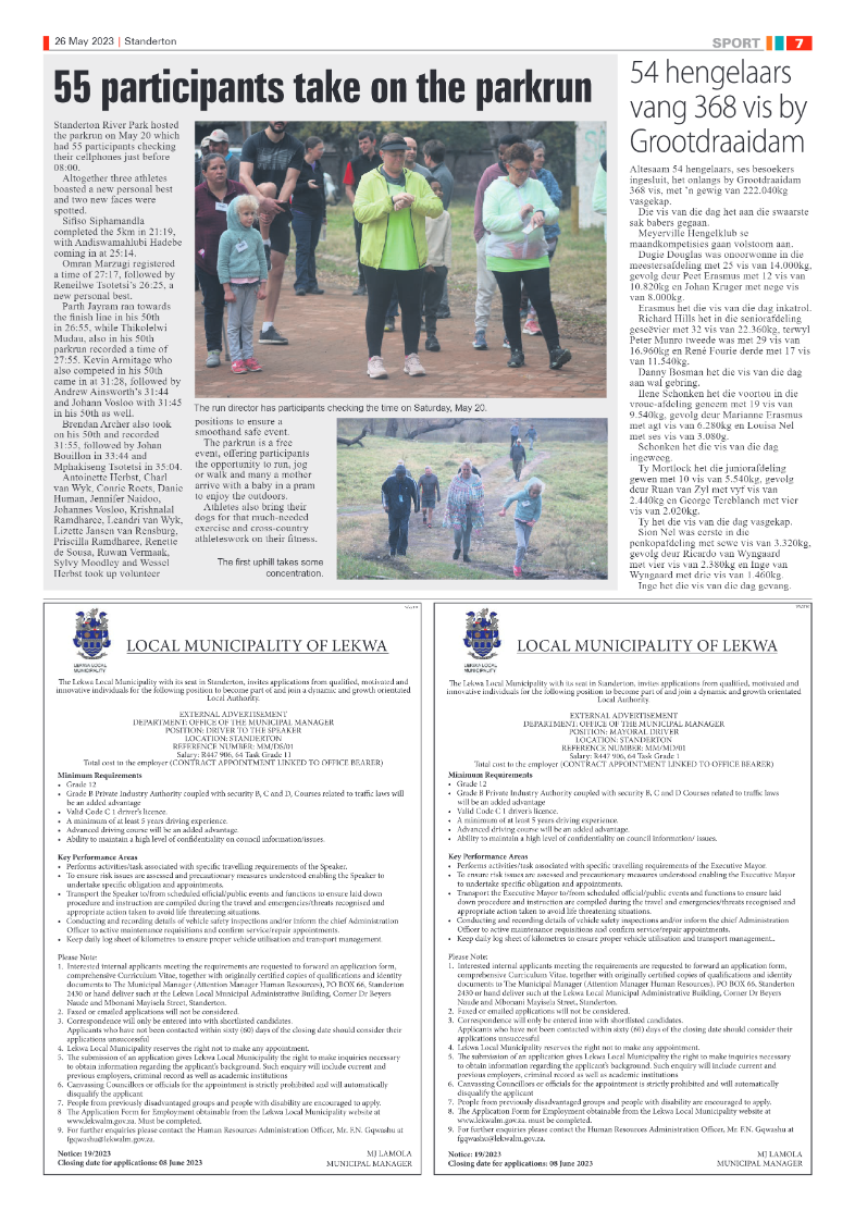 Standerton Advertiser 26 May 2023 page 7