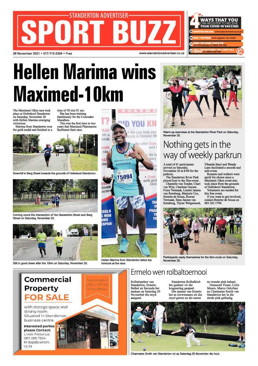 Standerton Advertiser 26 November 2021 page 12