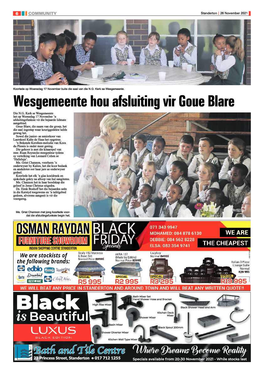 Standerton Advertiser 26 November 2021 page 6