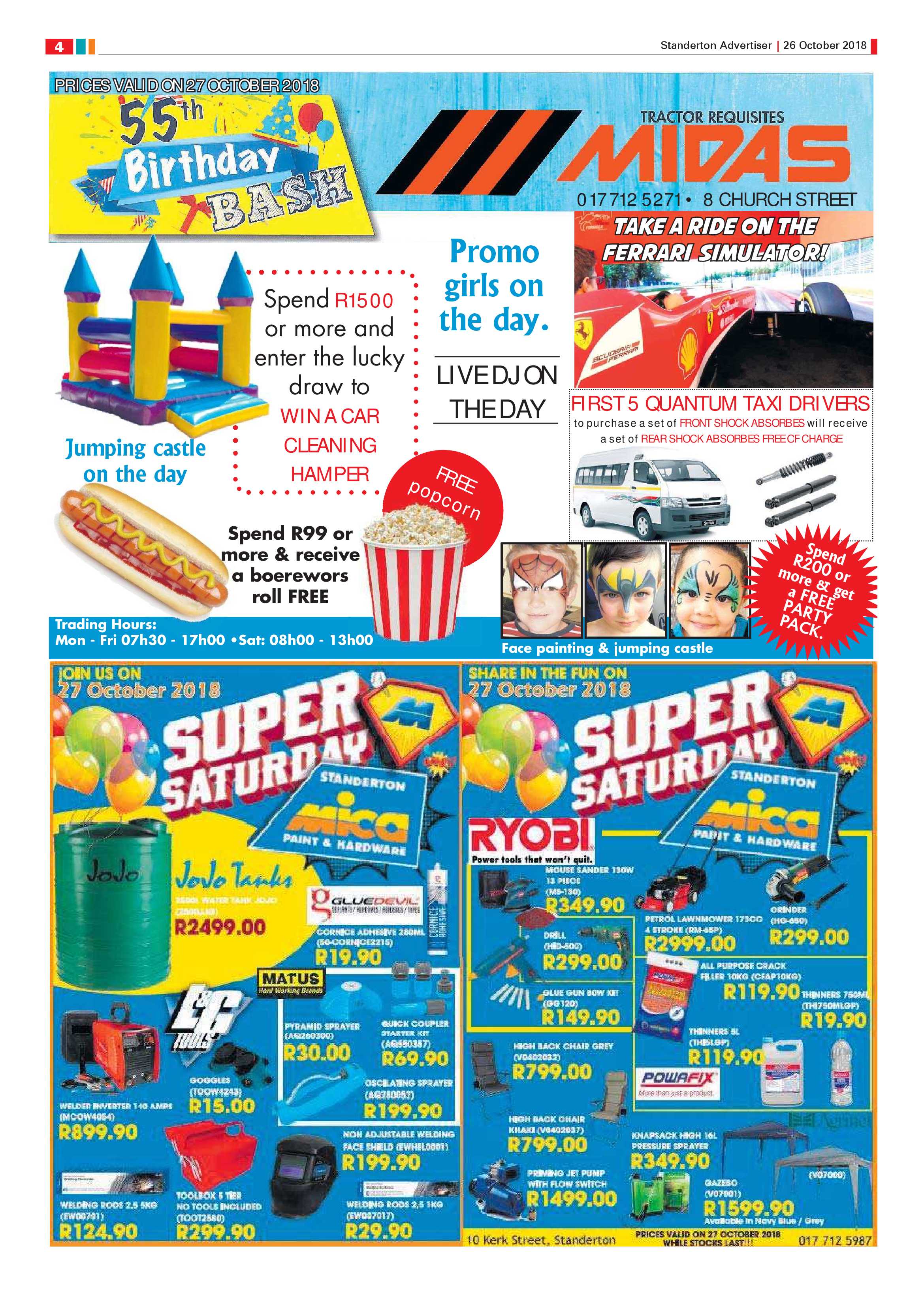 Standerton Advertiser 26 October 2018 page 4