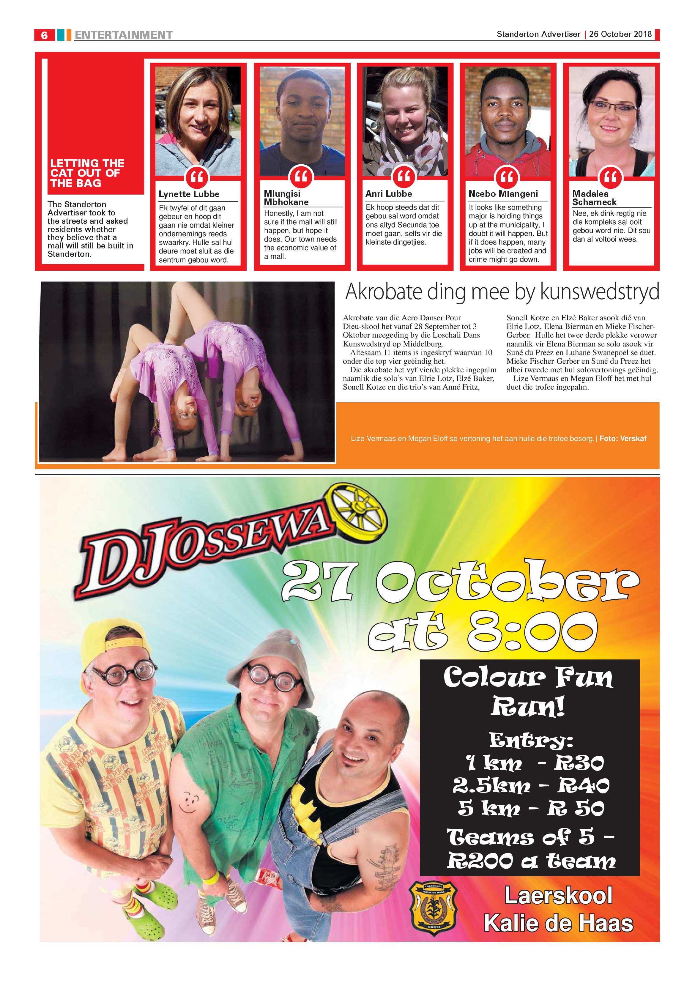 Standerton Advertiser 26 October 2018 page 6