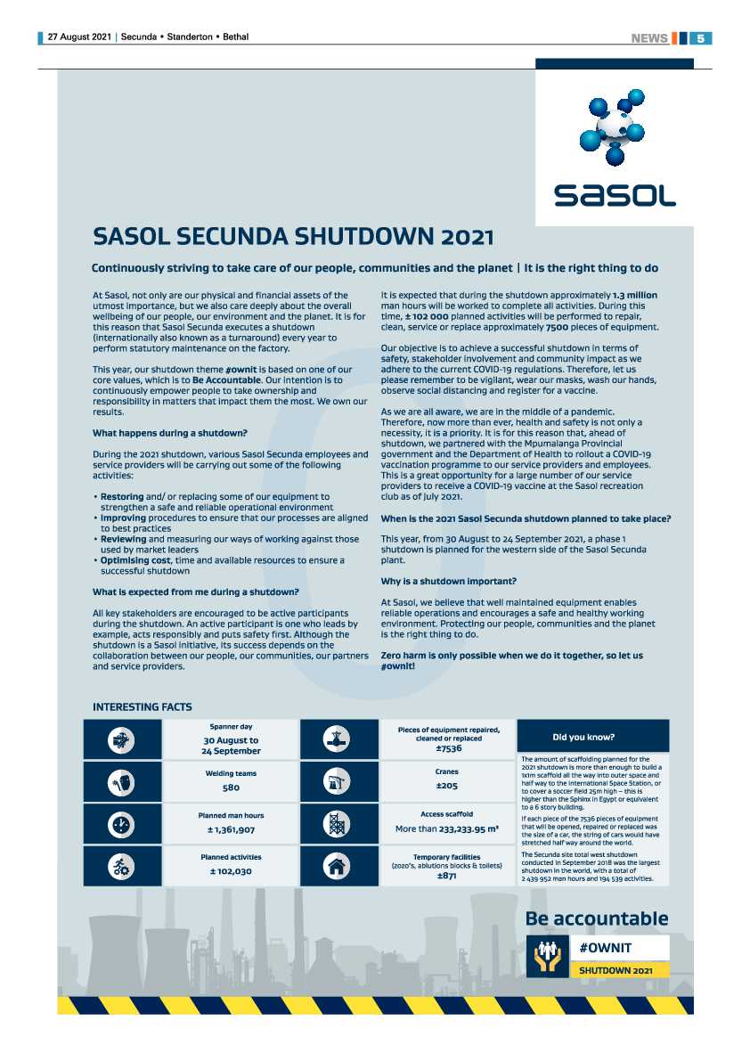 Standerton Advertiser 27 August 2021 page 5