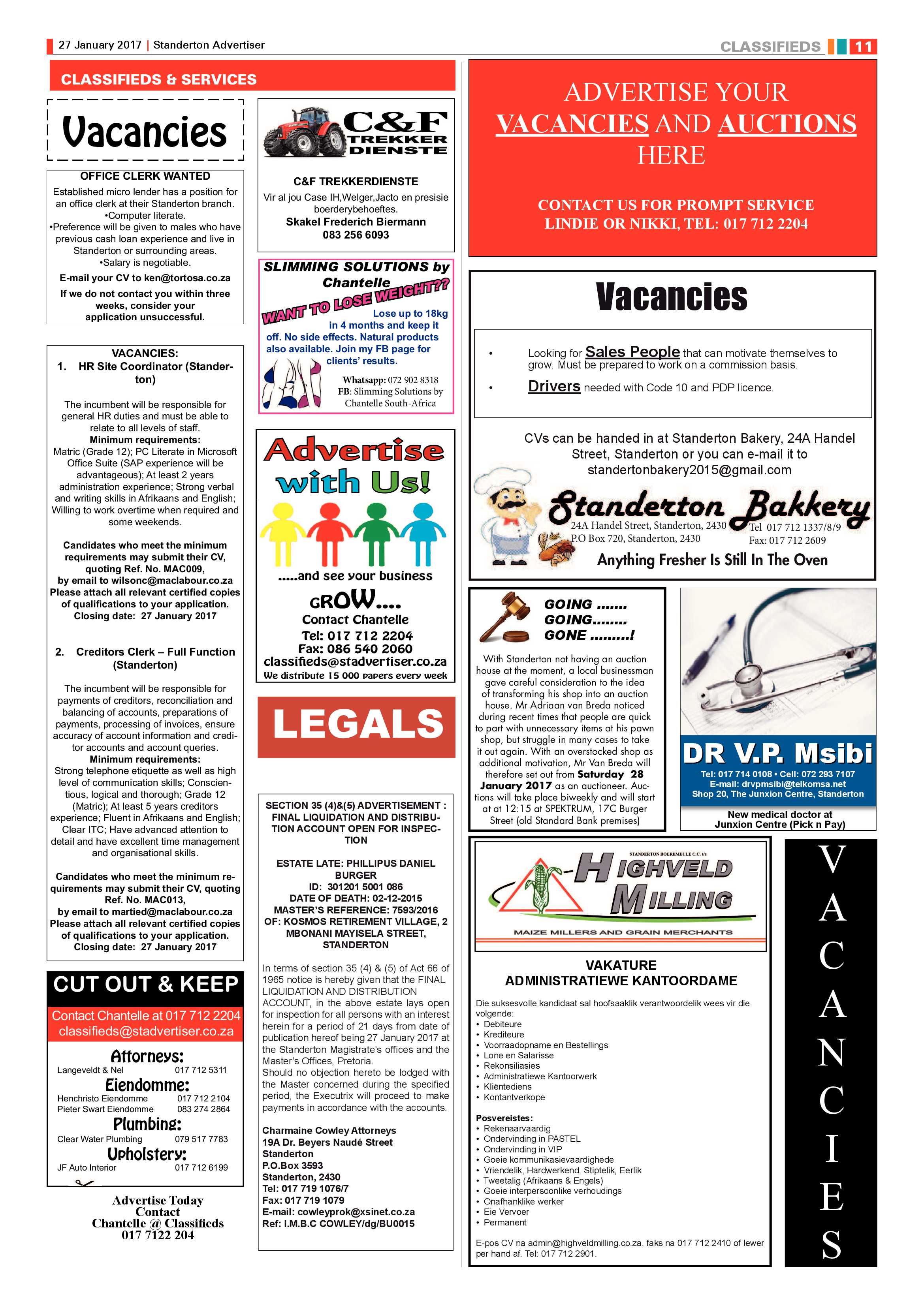 Standerton Advertiser 27 Februarie 2017 page 10
