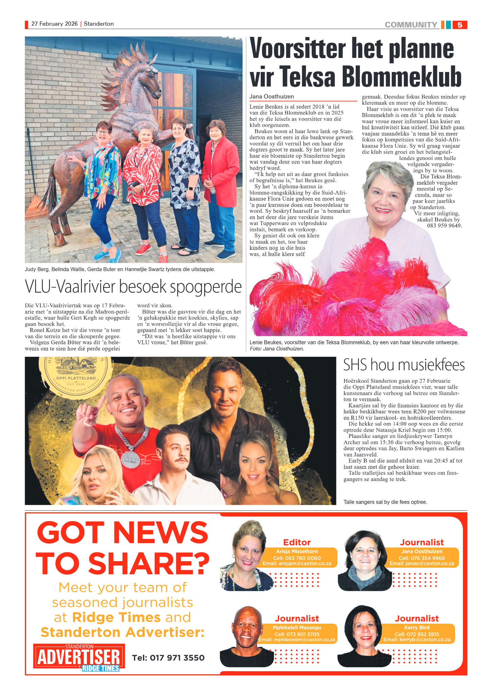 Standerton Advertiser 27 February 2026 page 5