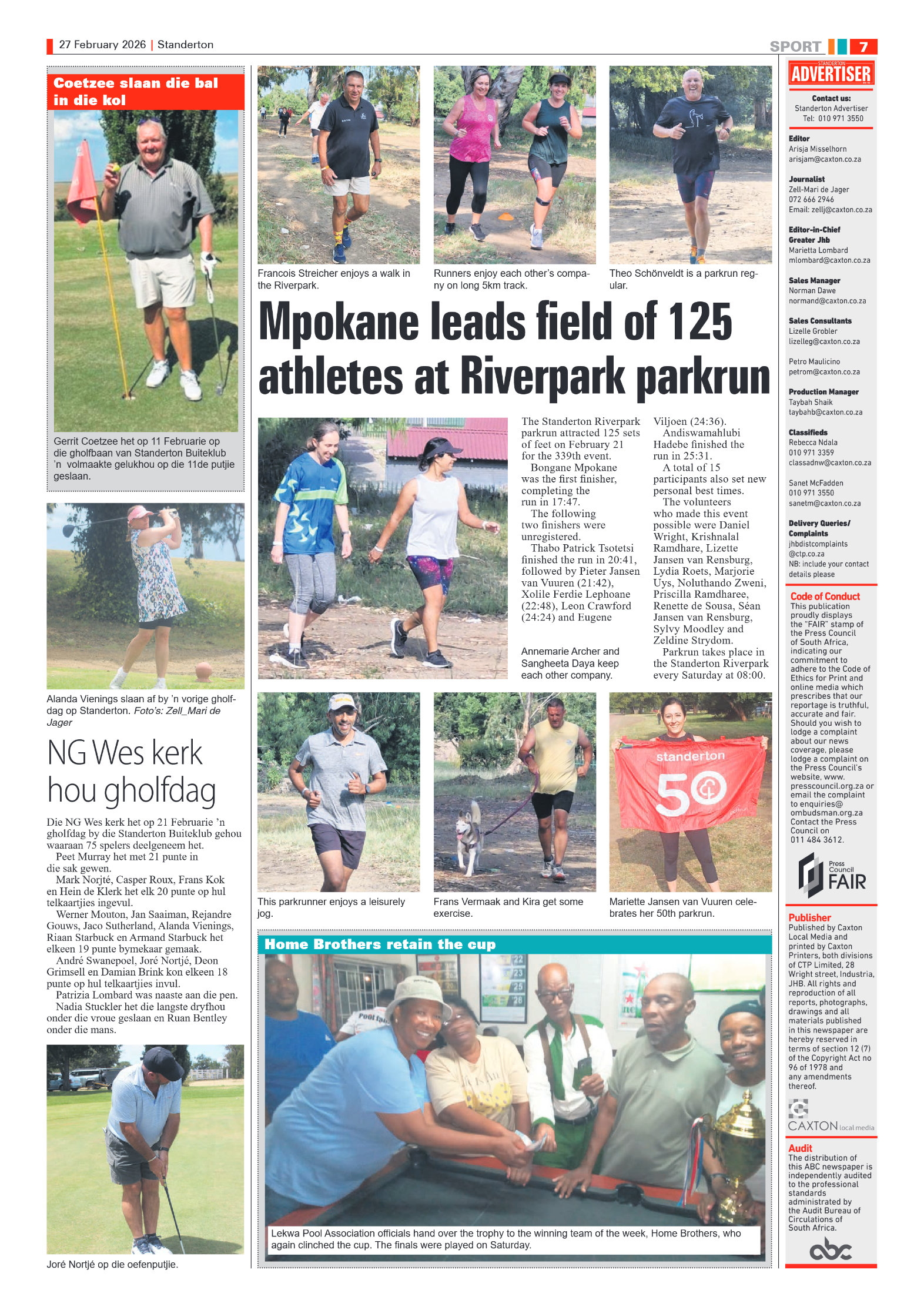 Standerton Advertiser 27 February 2026 page 7