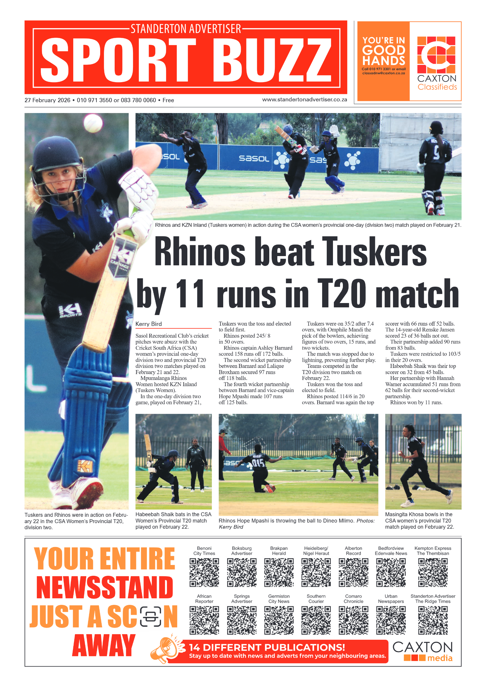 Standerton Advertiser 27 February 2026 page 8