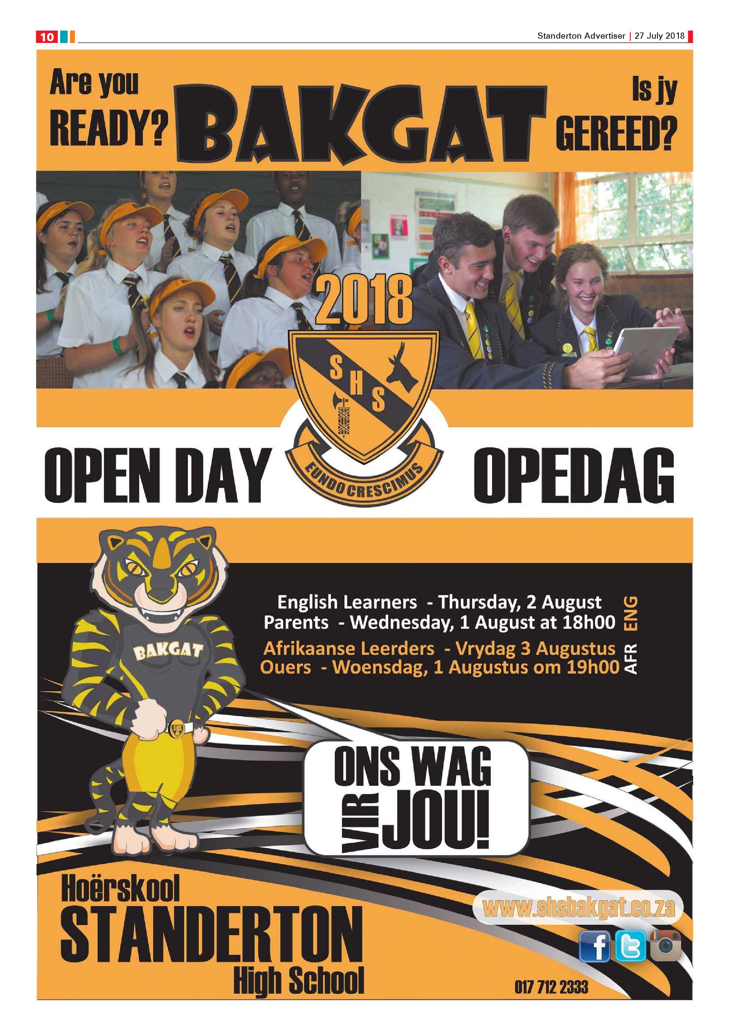 Standerton Advertiser 27 July 2018 page 10