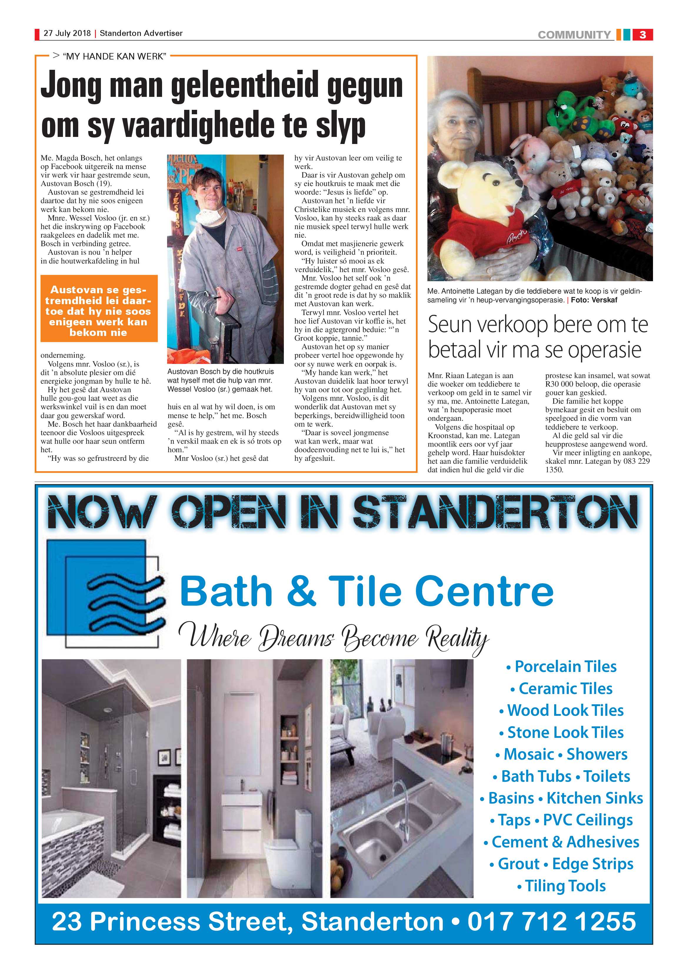 Standerton Advertiser 27 July 2018 page 3