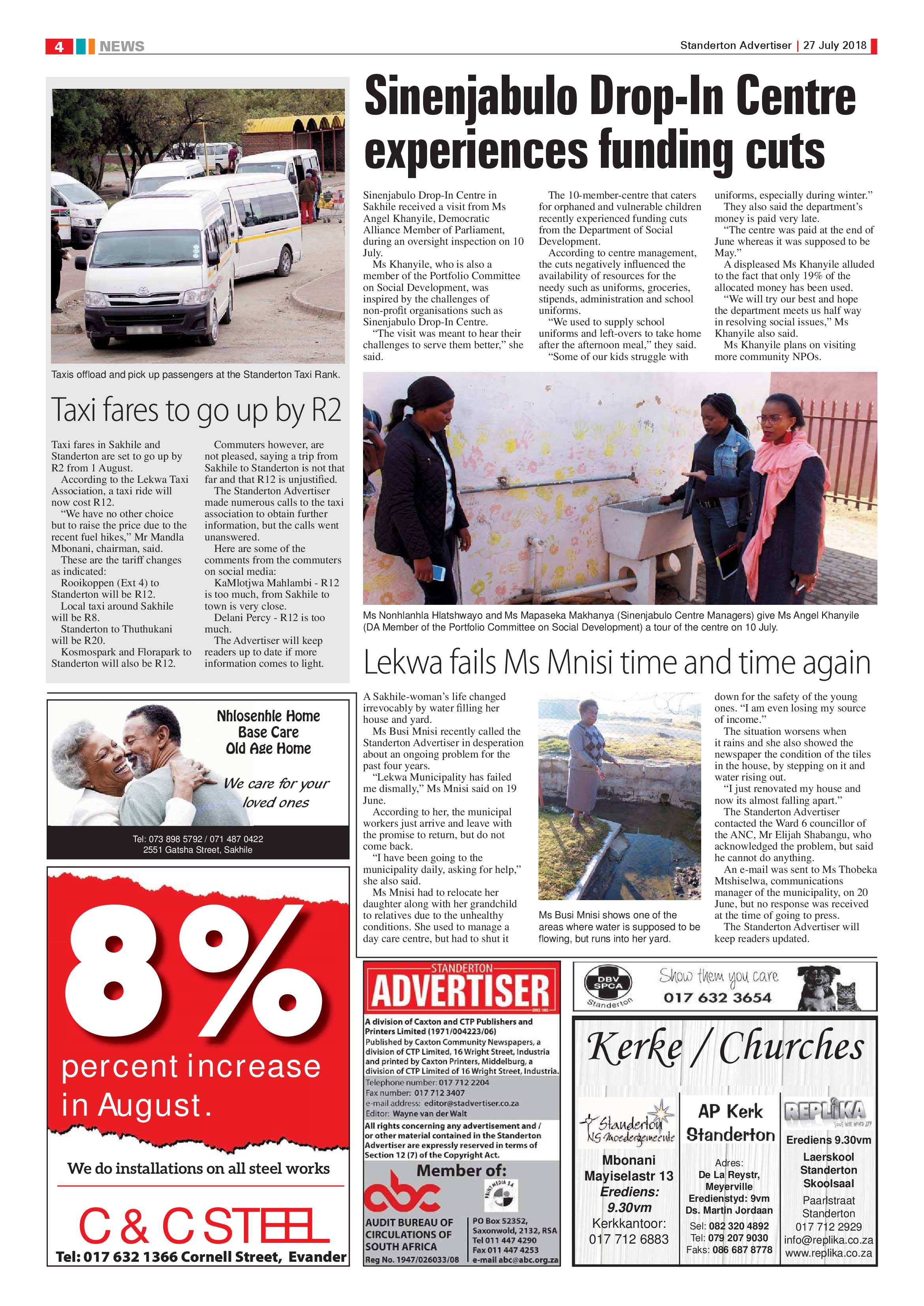 Standerton Advertiser 27 July 2018 page 4