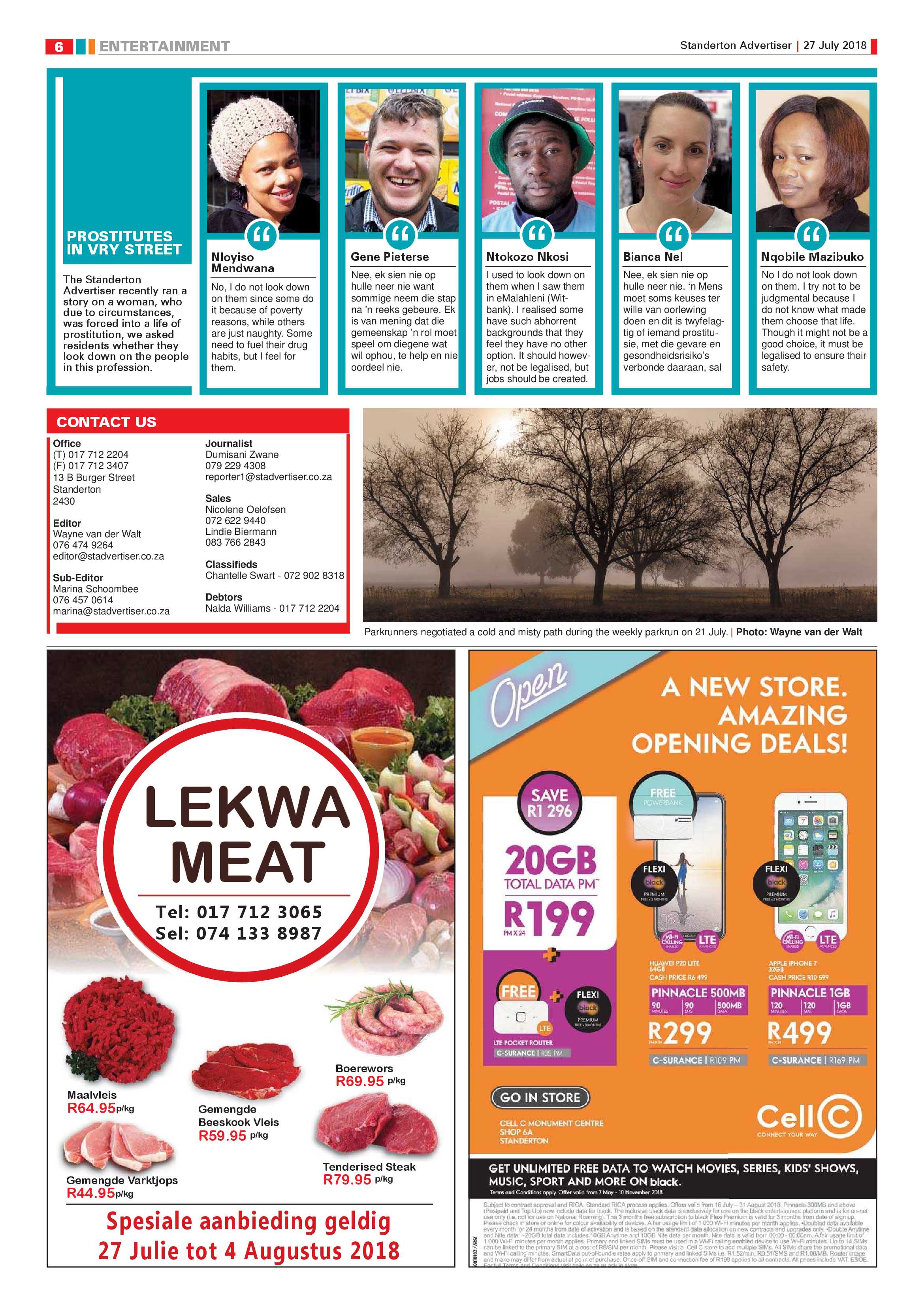 Standerton Advertiser 27 July 2018 page 6