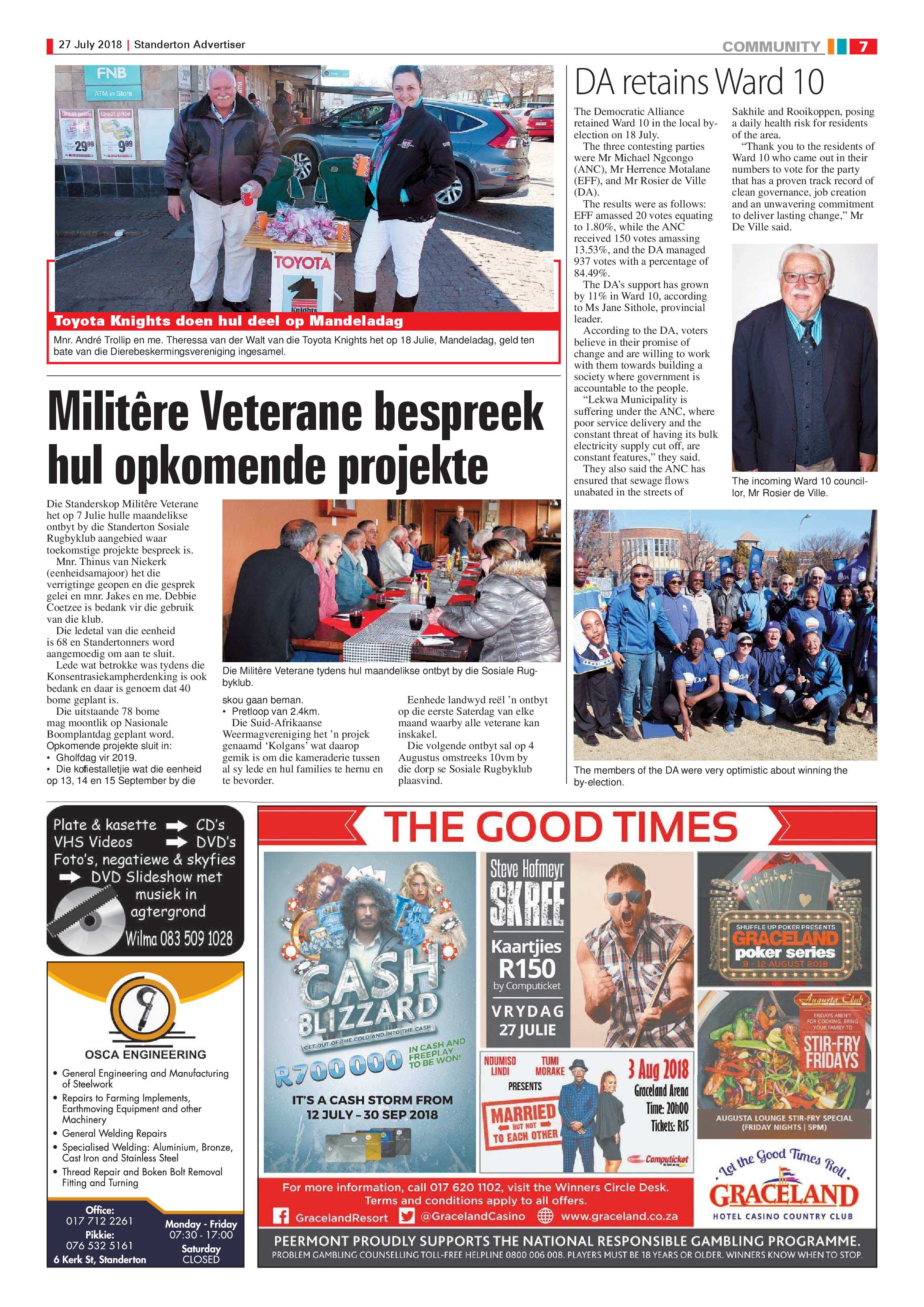 Standerton Advertiser 27 July 2018 page 7