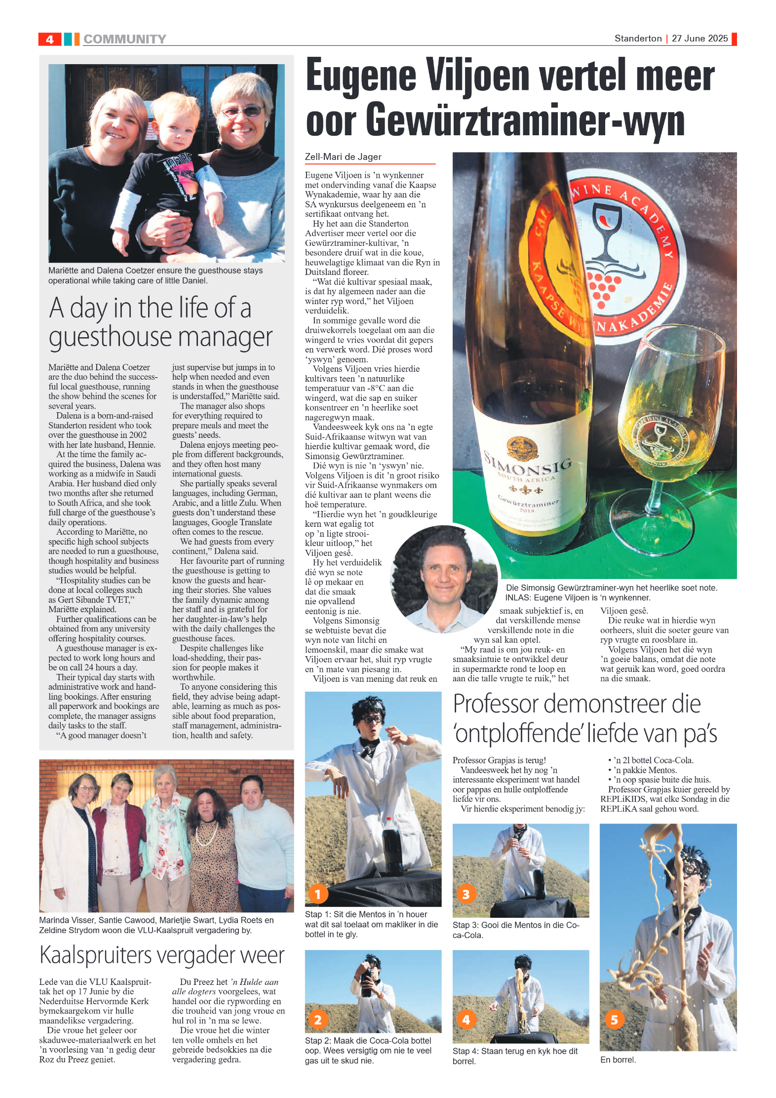 Standerton Advertiser 27 June 2025 page 4