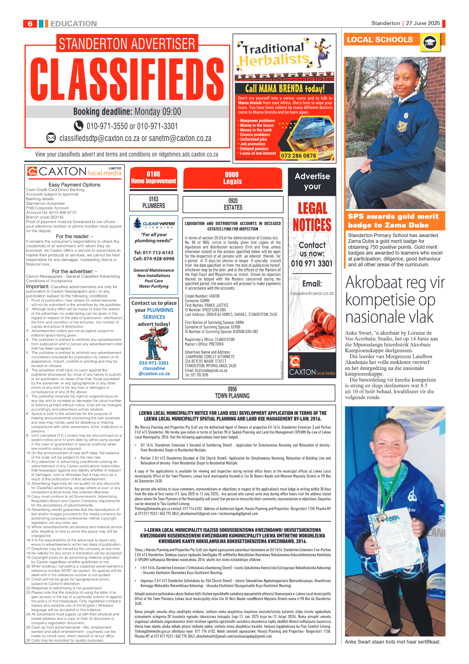 Standerton Advertiser 27 June 2025 page 6