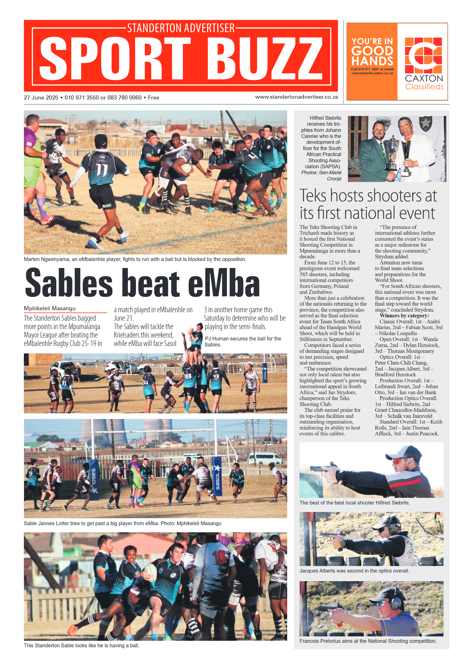 Standerton Advertiser 27 June 2025 page 8